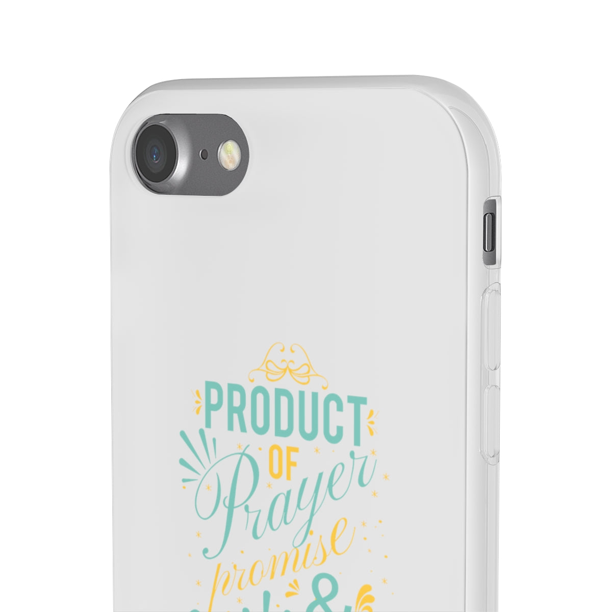 Product of Prayer Promise and Perseverance Flexi Phone Case. compatible with select IPhone & Samsung Galaxy Phones Printify