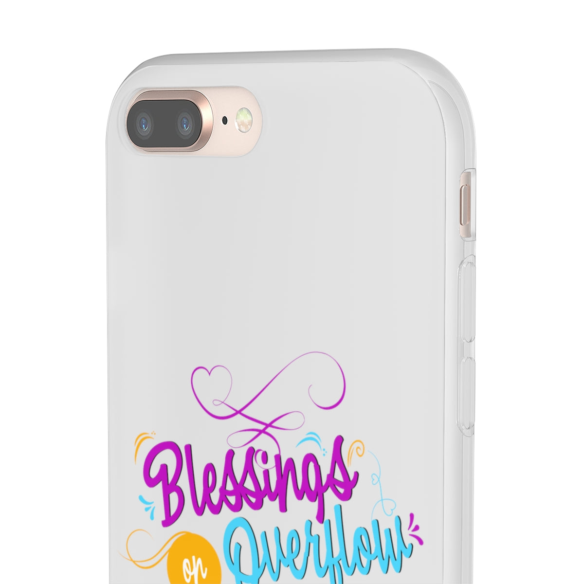 Blessings on Overflow Flexi Phone Case, compatible with select IPhone & Samsung Galaxy Phones Printify