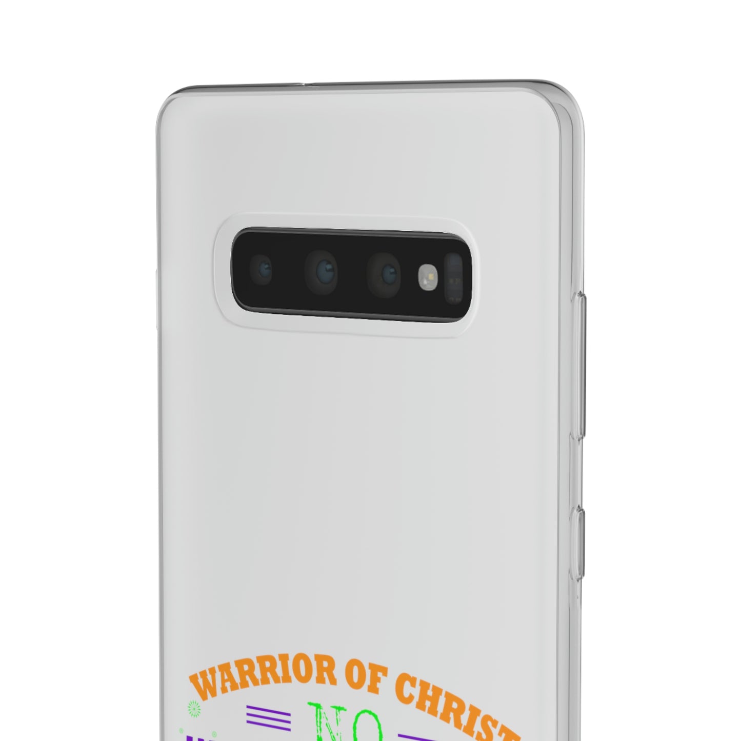 Warrior Of Christ No Weapons Formed Against Me Will Prosper Flexi Phone Case