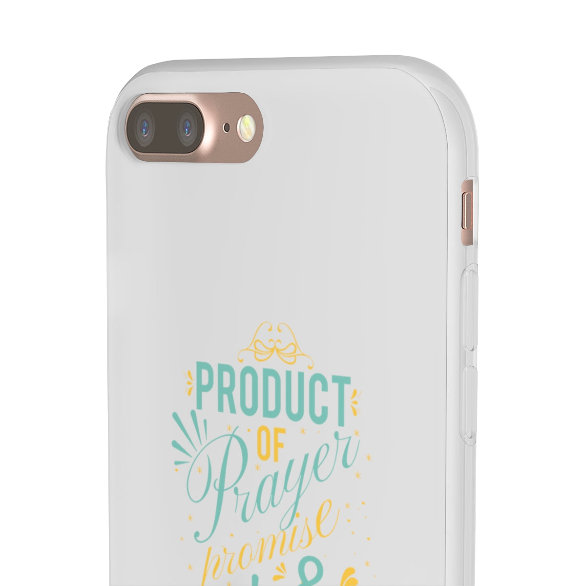 Product of Prayer Promise and Perseverance Flexi Phone Case. compatible with select IPhone & Samsung Galaxy Phones Printify