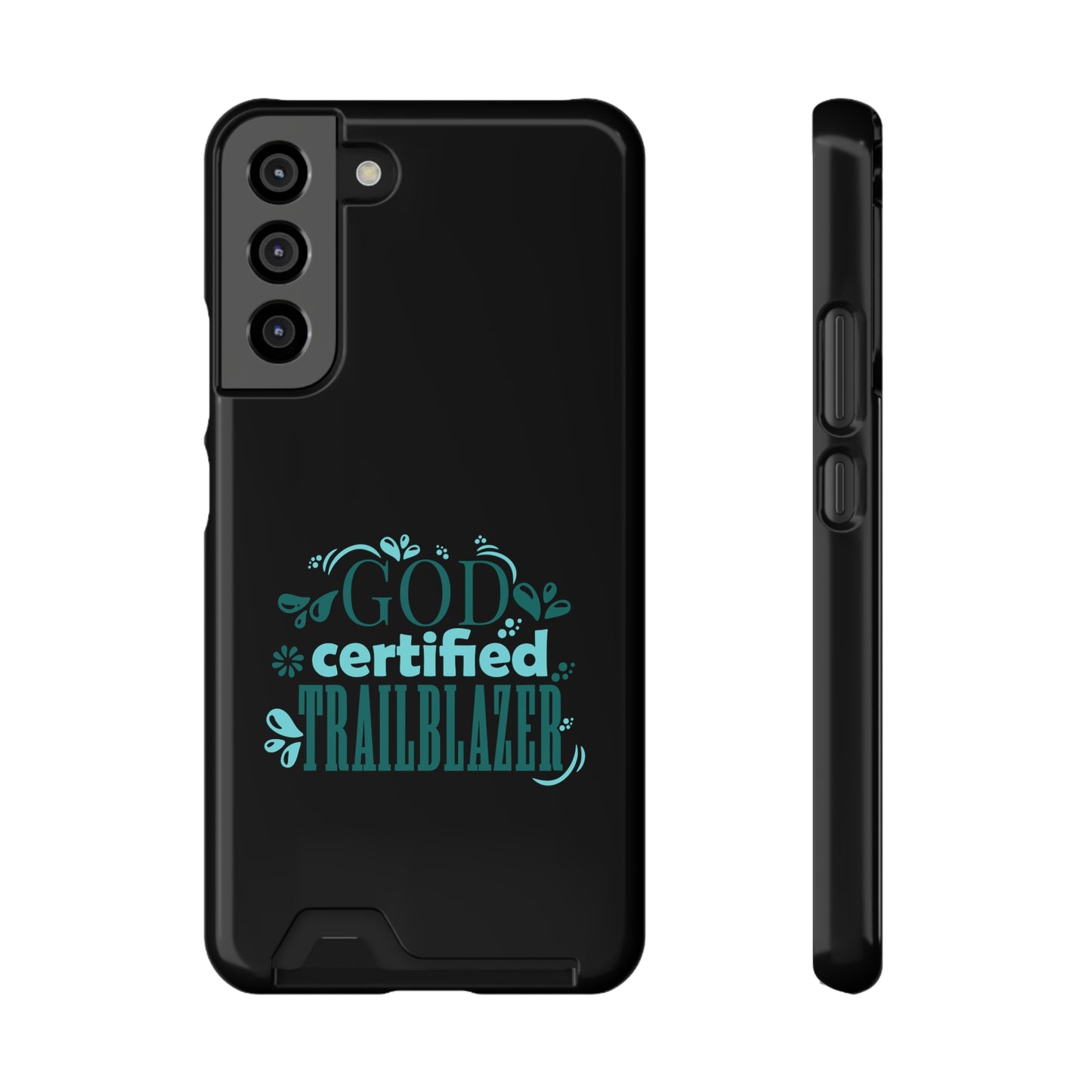 God Certified Trailblazer Phone Case With Card Holder