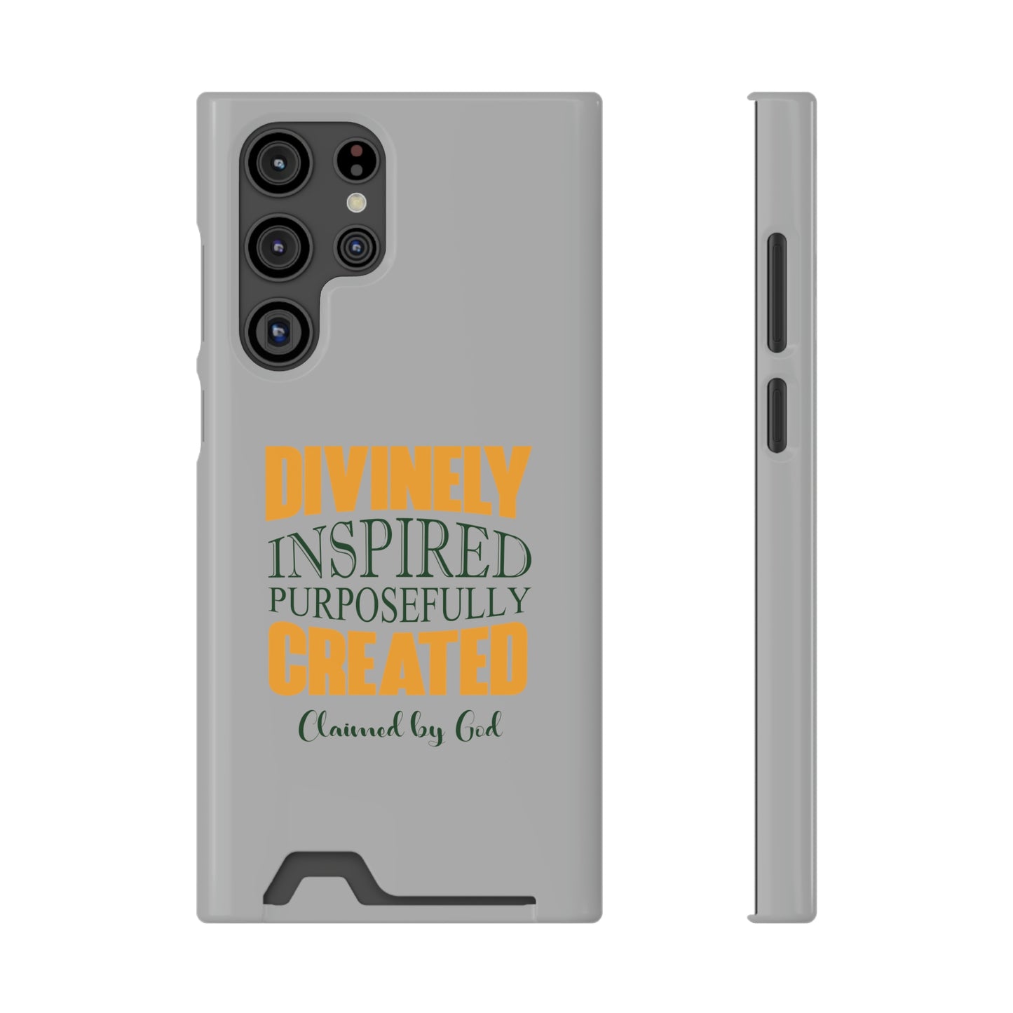 Divinely Inspired Purposefully Created Phone Case With Card Holder