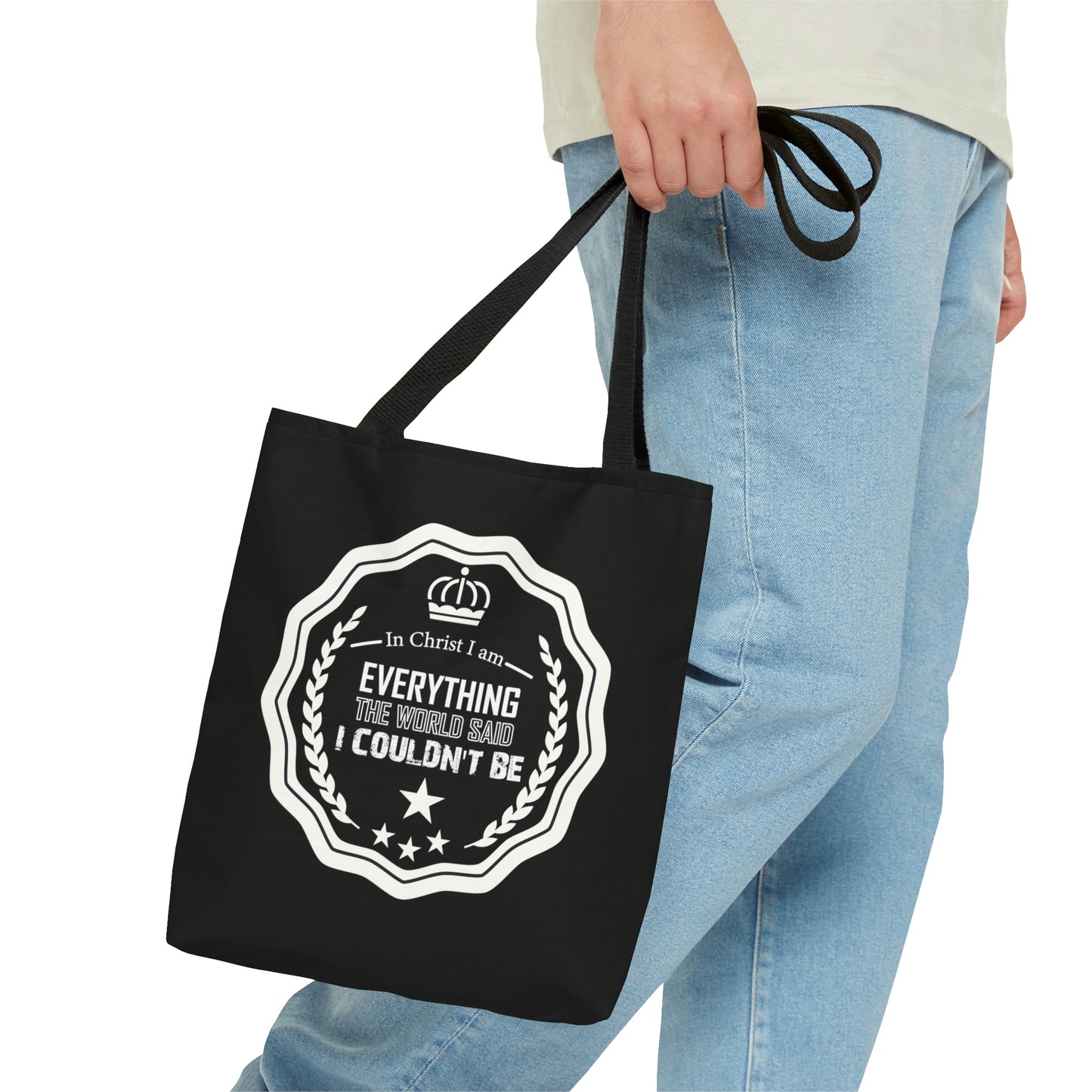 In Christ I Am Everything The World Said I Couldn't Be Tote Bag