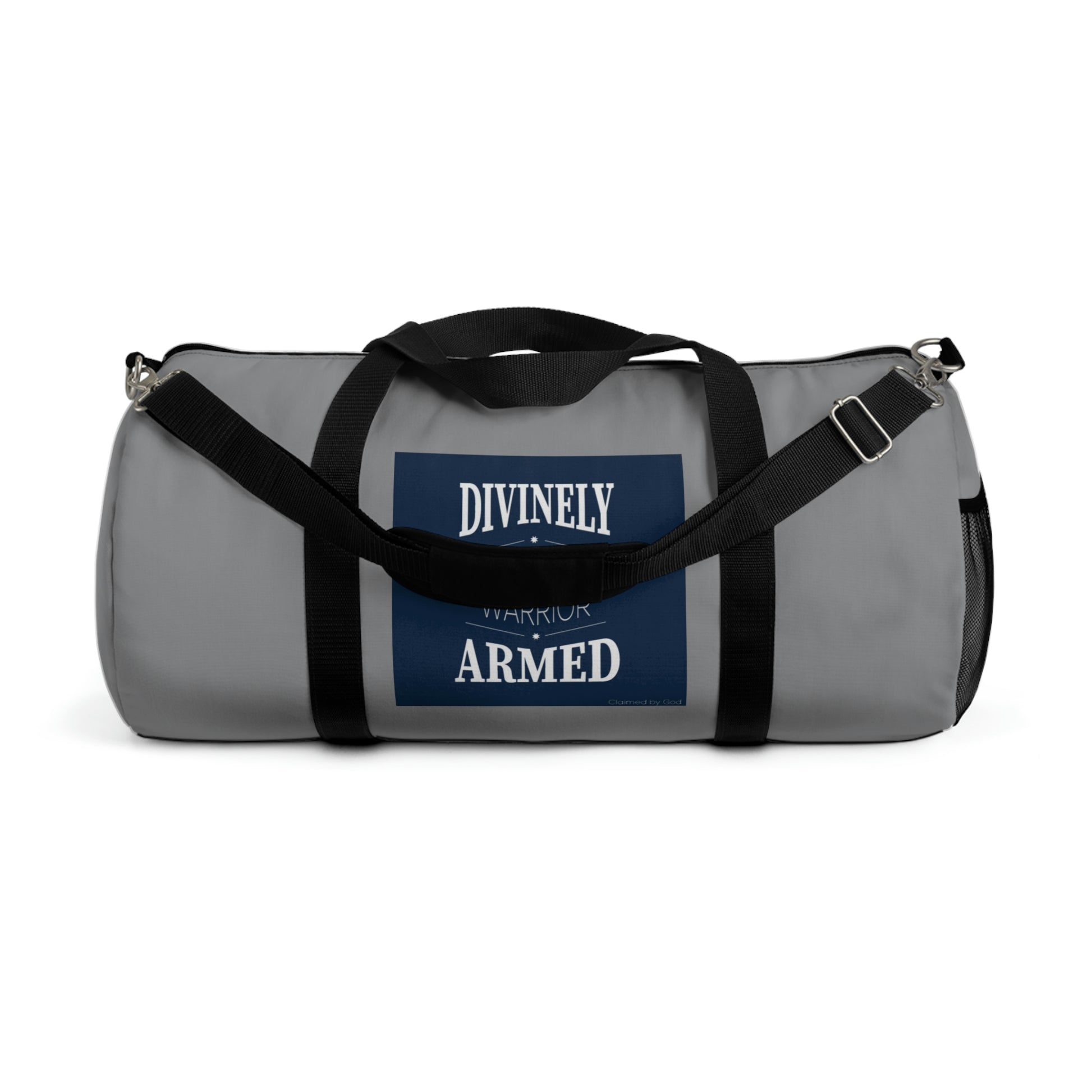 Divinely Armed Prayer Warrior Duffel Bag Printify