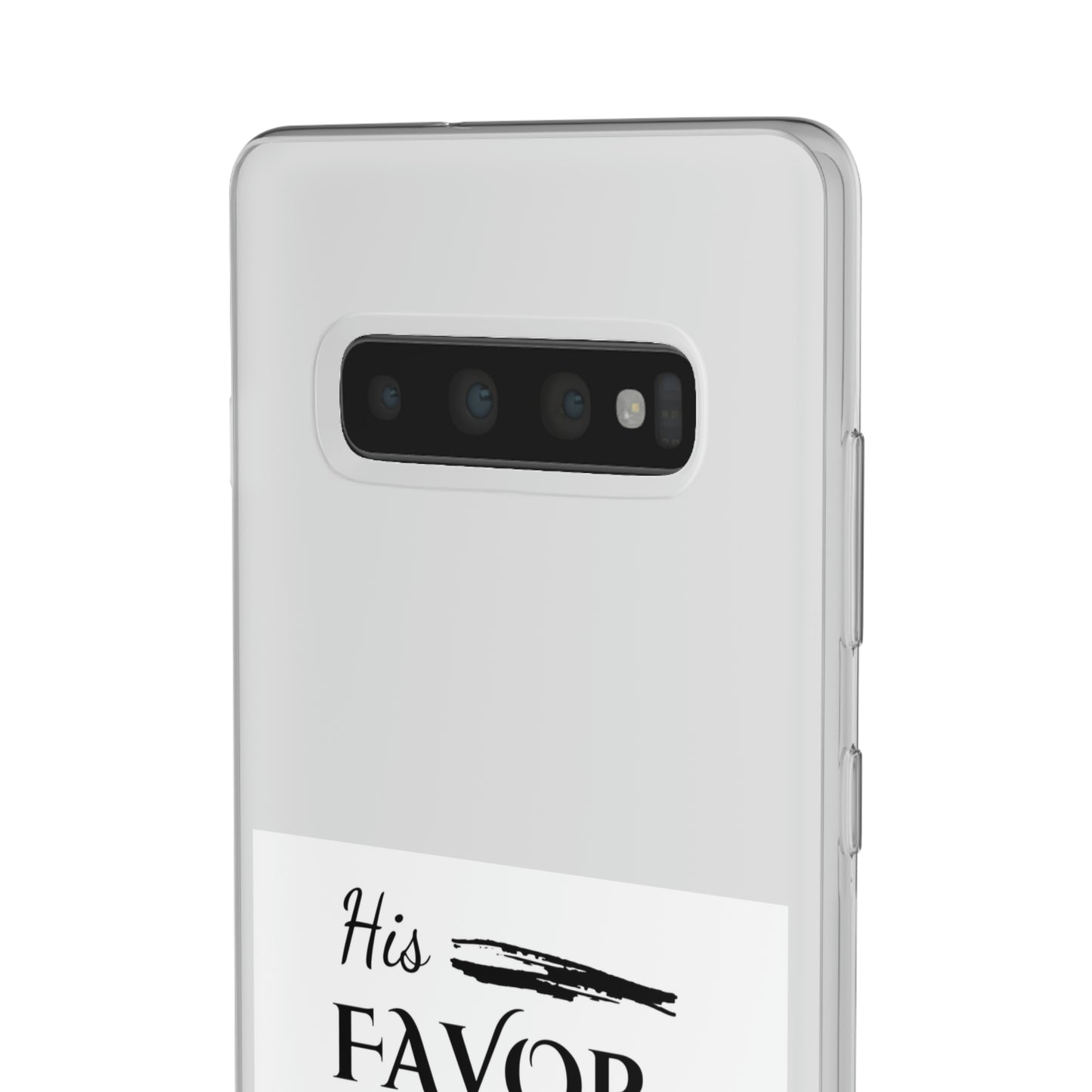 His Favor, Grace & Mercy Are Sufficient Flexi Phone Case