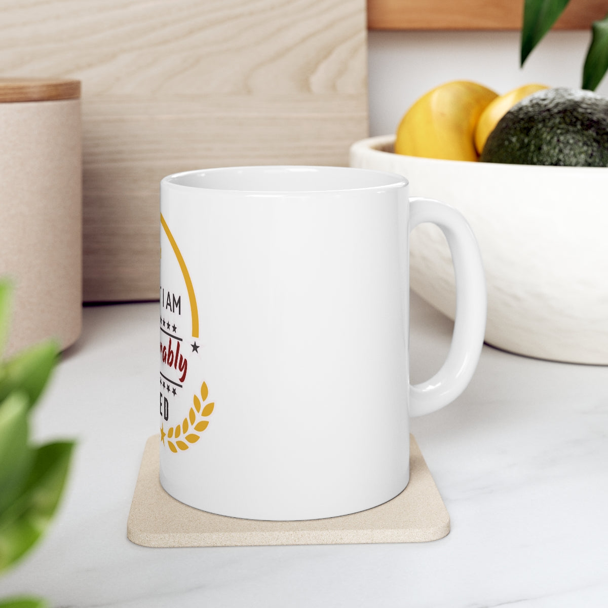 Immeasurably Valued White Ceramic Mug Printify