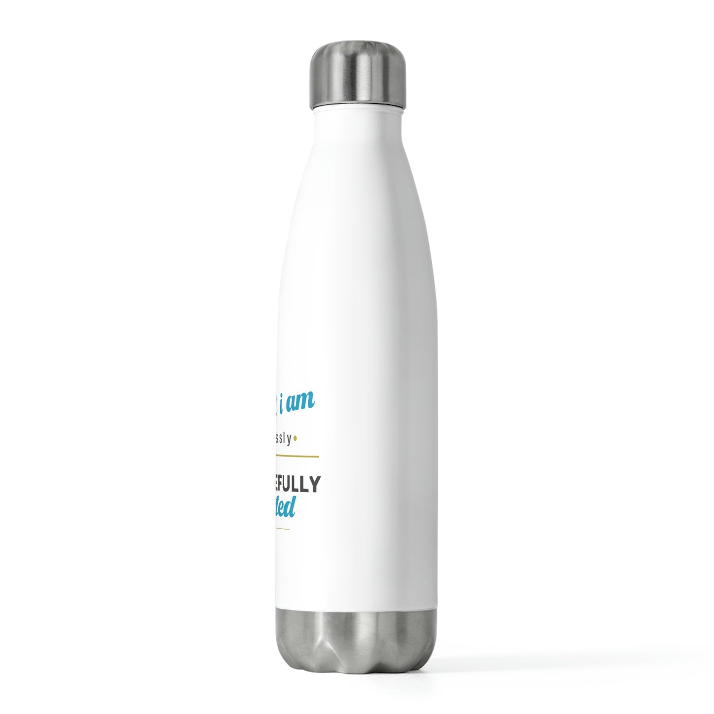 In Christ I Am Flawlessly & Purposefully Created Insulated Bottle