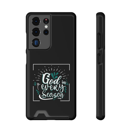 God In Every Season Phone Case With Card Holder