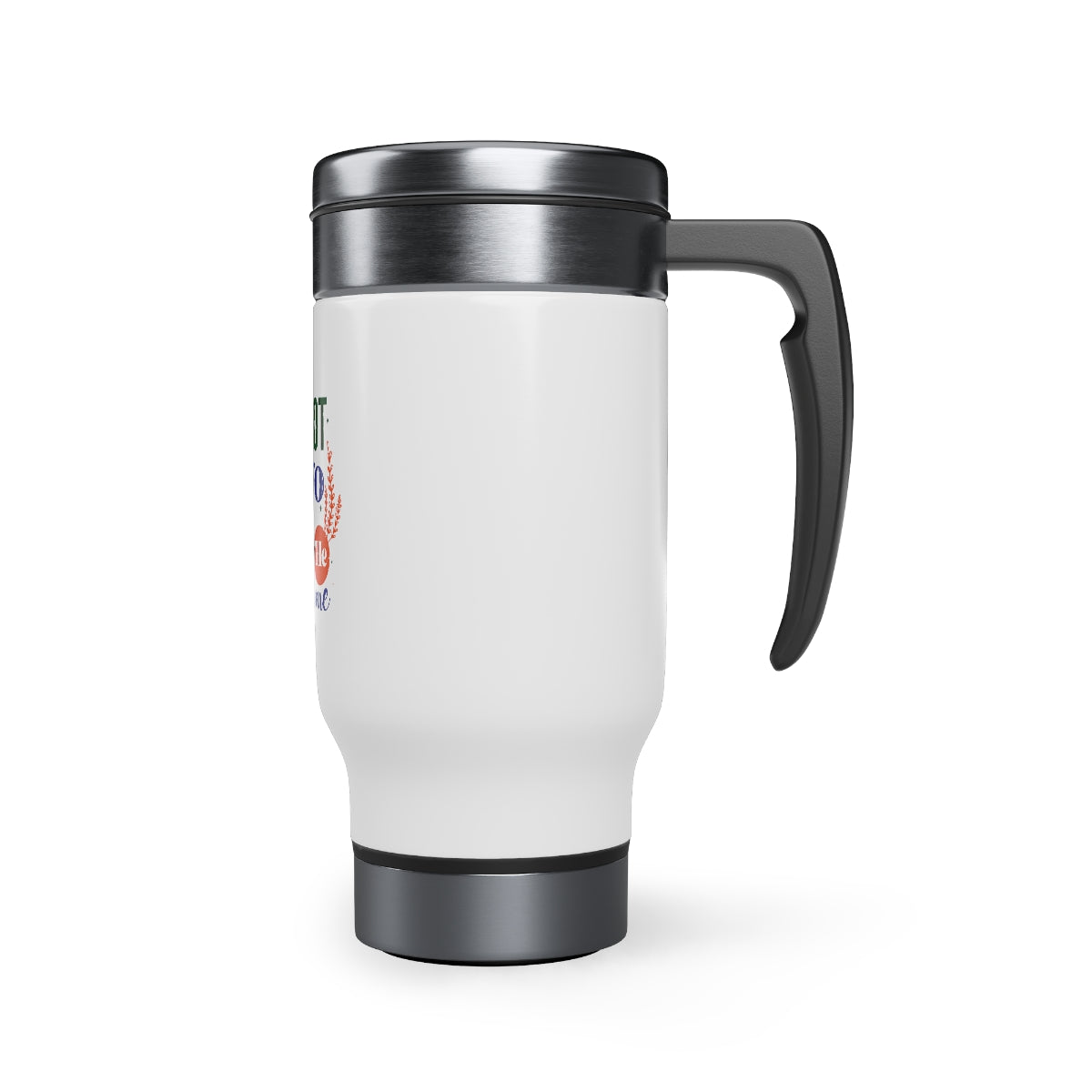 I Did Not Let Go Until He Blessed Me Stainless Steel Travel Mug with Handle, 14oz Printify