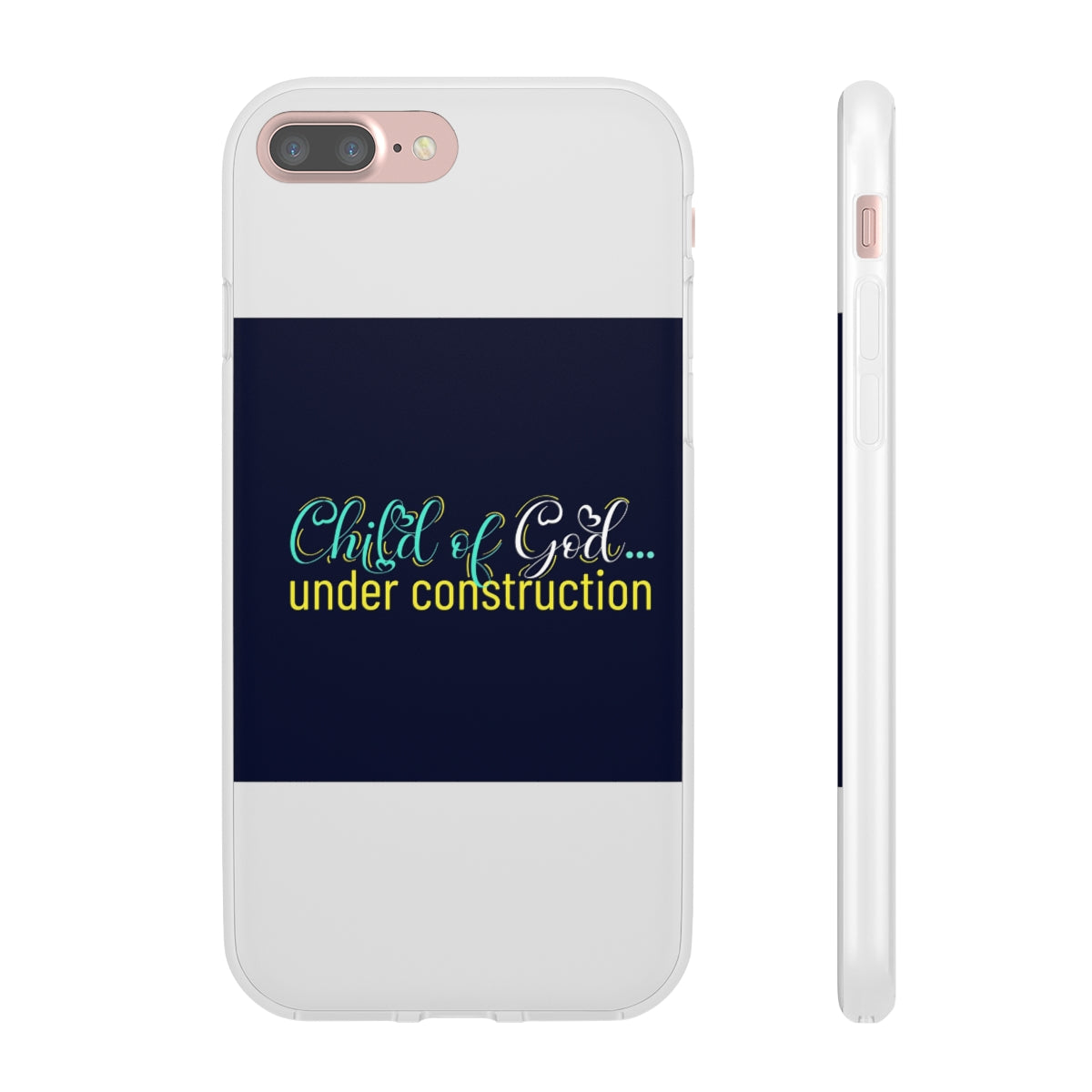 Child of God Under Construction Flexi Phone Case.compatible with select IPhone & Samsung Galaxy Phones Printify