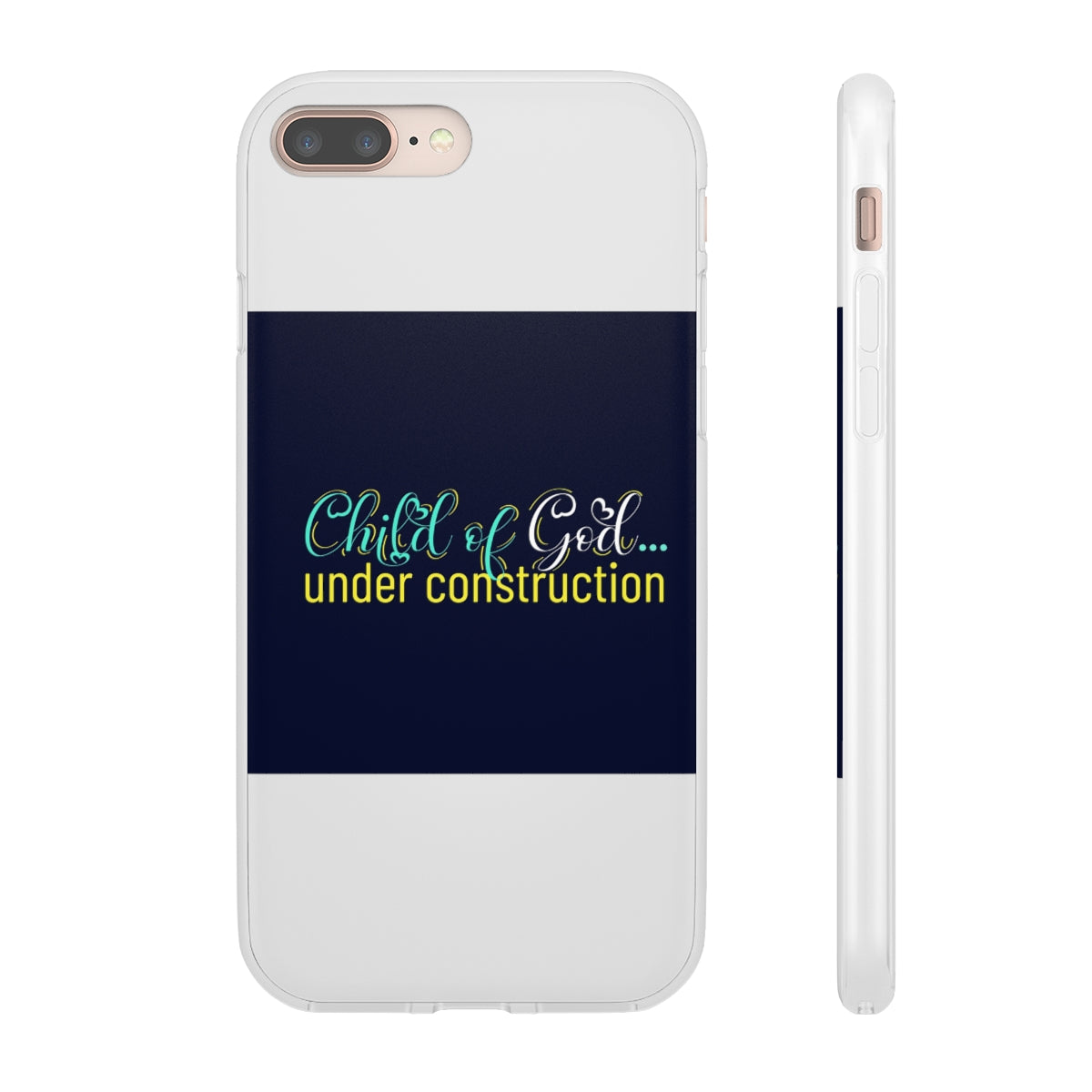 Child of God Under Construction Flexi Phone Case.compatible with select IPhone & Samsung Galaxy Phones Printify