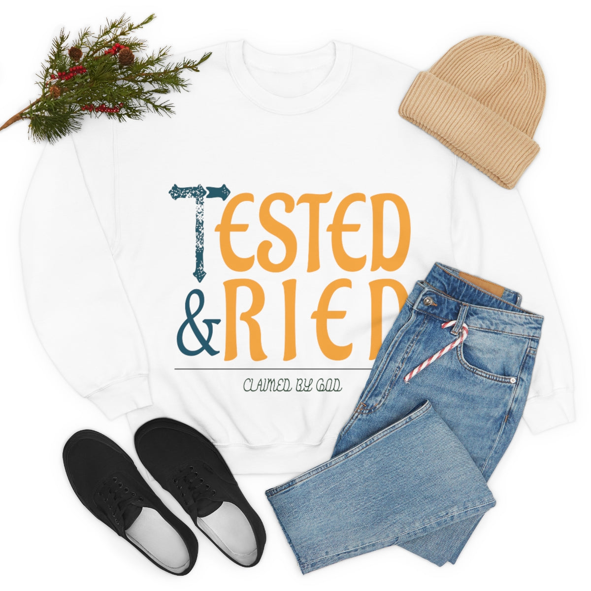 Tested and Tried Unisex Heavy Blend™ Crewneck Sweatshirt Printify