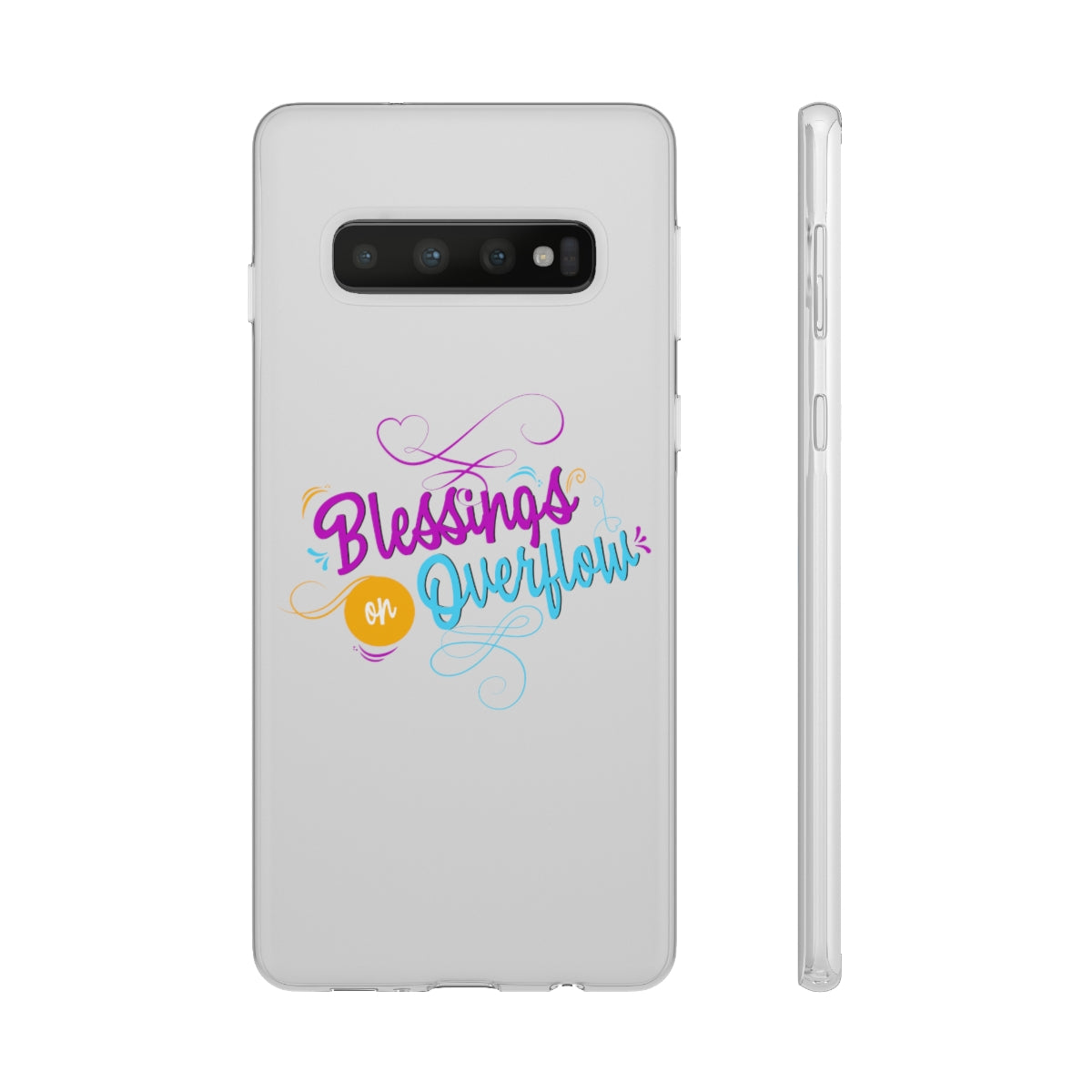 Blessings on Overflow Flexi Phone Case, compatible with select IPhone & Samsung Galaxy Phones Printify