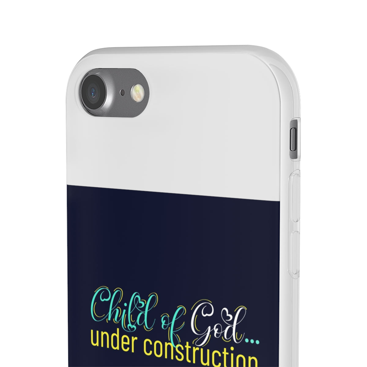 Child of God Under Construction Flexi Phone Case.compatible with select IPhone & Samsung Galaxy Phones Printify