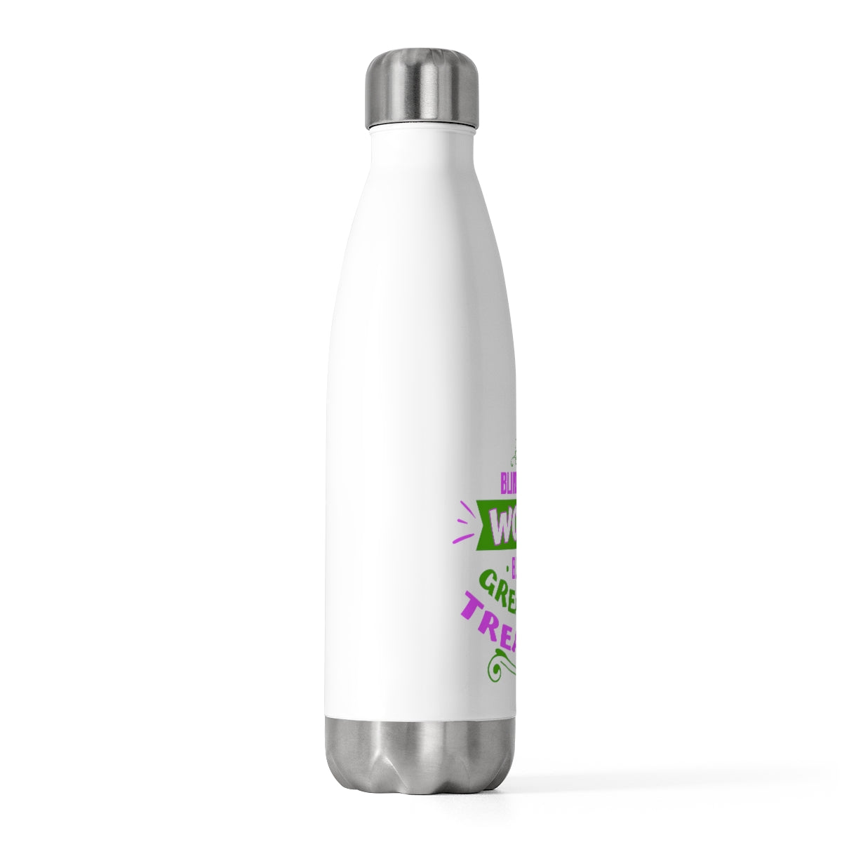 Blind to the World But His Greatest Treasure Insulated Bottle Printify