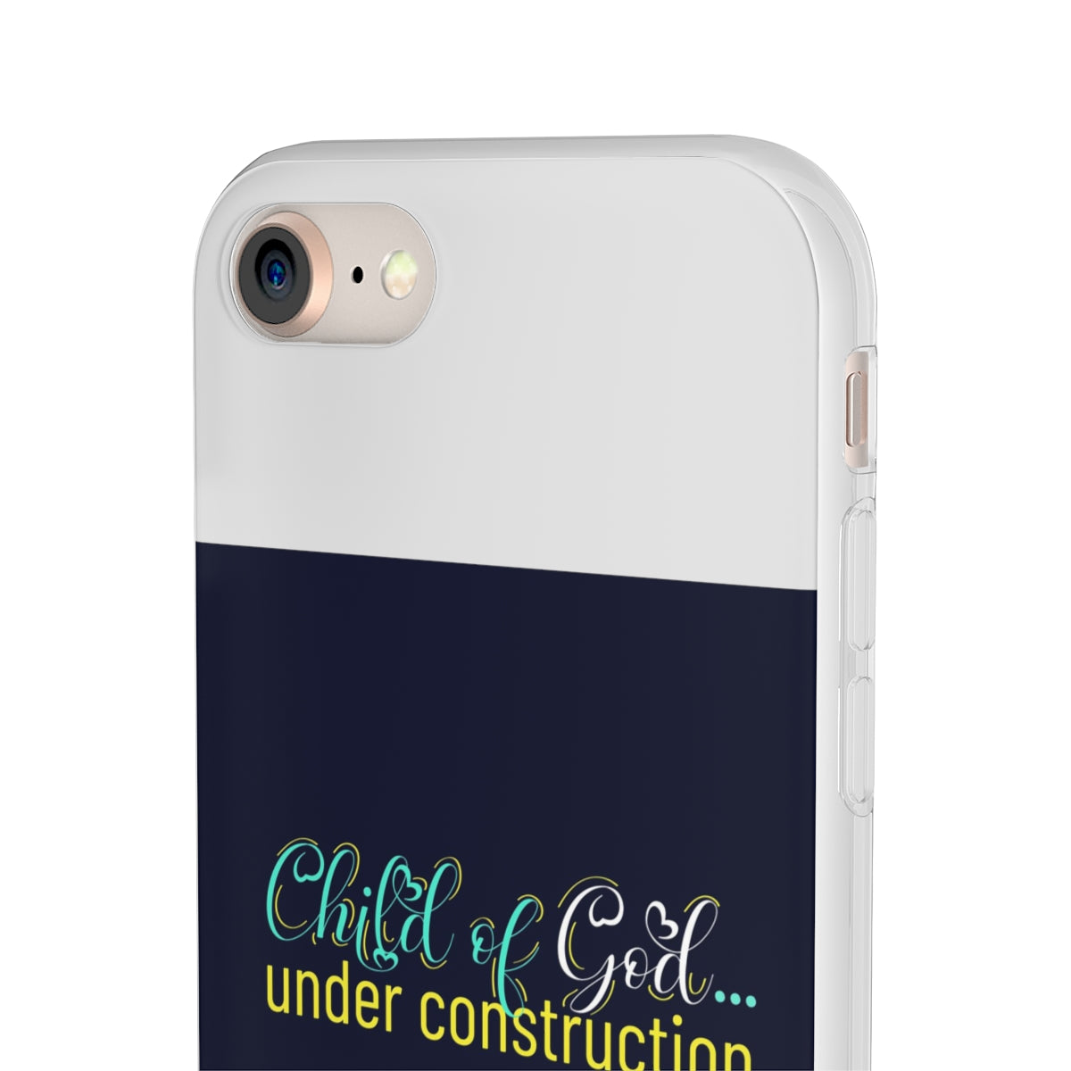 Child of God Under Construction Flexi Phone Case.compatible with select IPhone & Samsung Galaxy Phones Printify