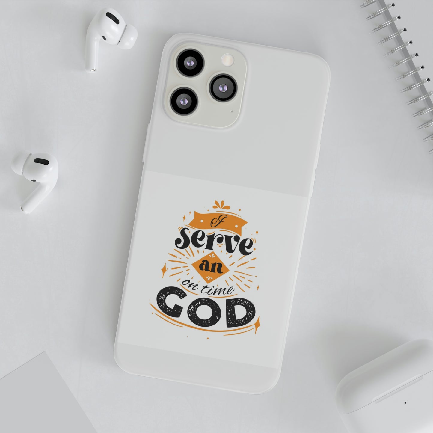 I Serve An On Time God Flexi Phone Case