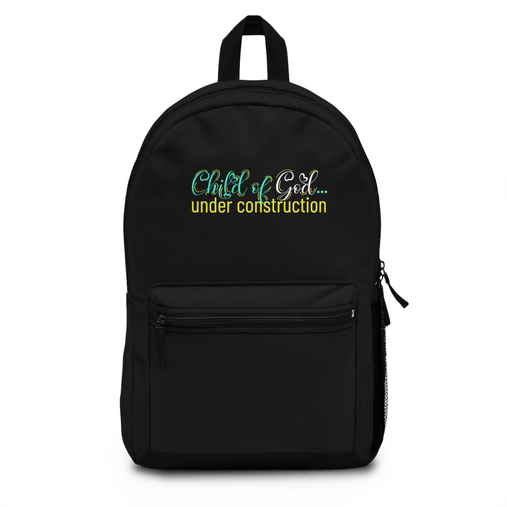 Child Of God Under Construction Backpack Printify