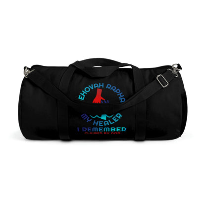 Jehovah Rapha My Healer I Remember Duffel Bag Printify