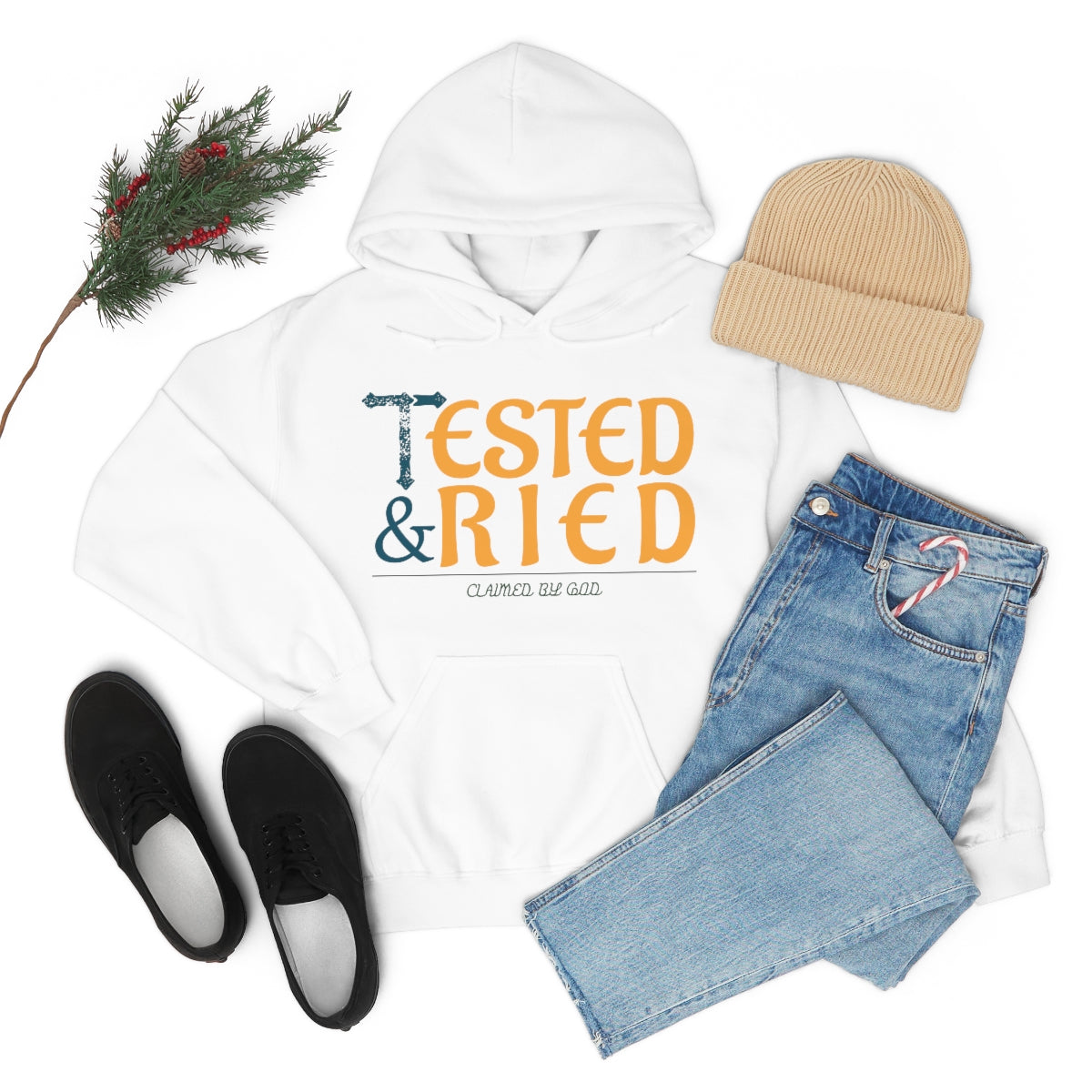 tested and tried Unisex Hooded Sweatshirt Printify