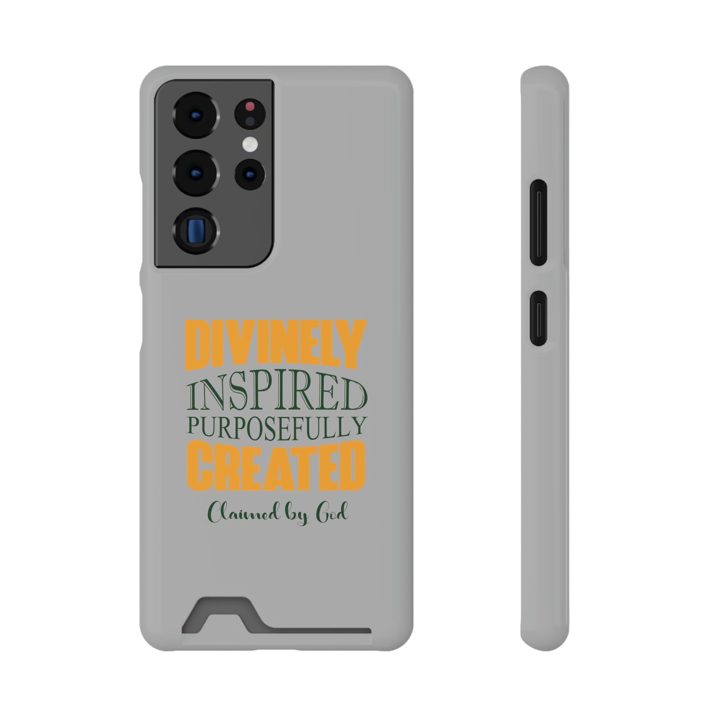 Divinely Inspired Purposefully Created Phone Case With Card Holder