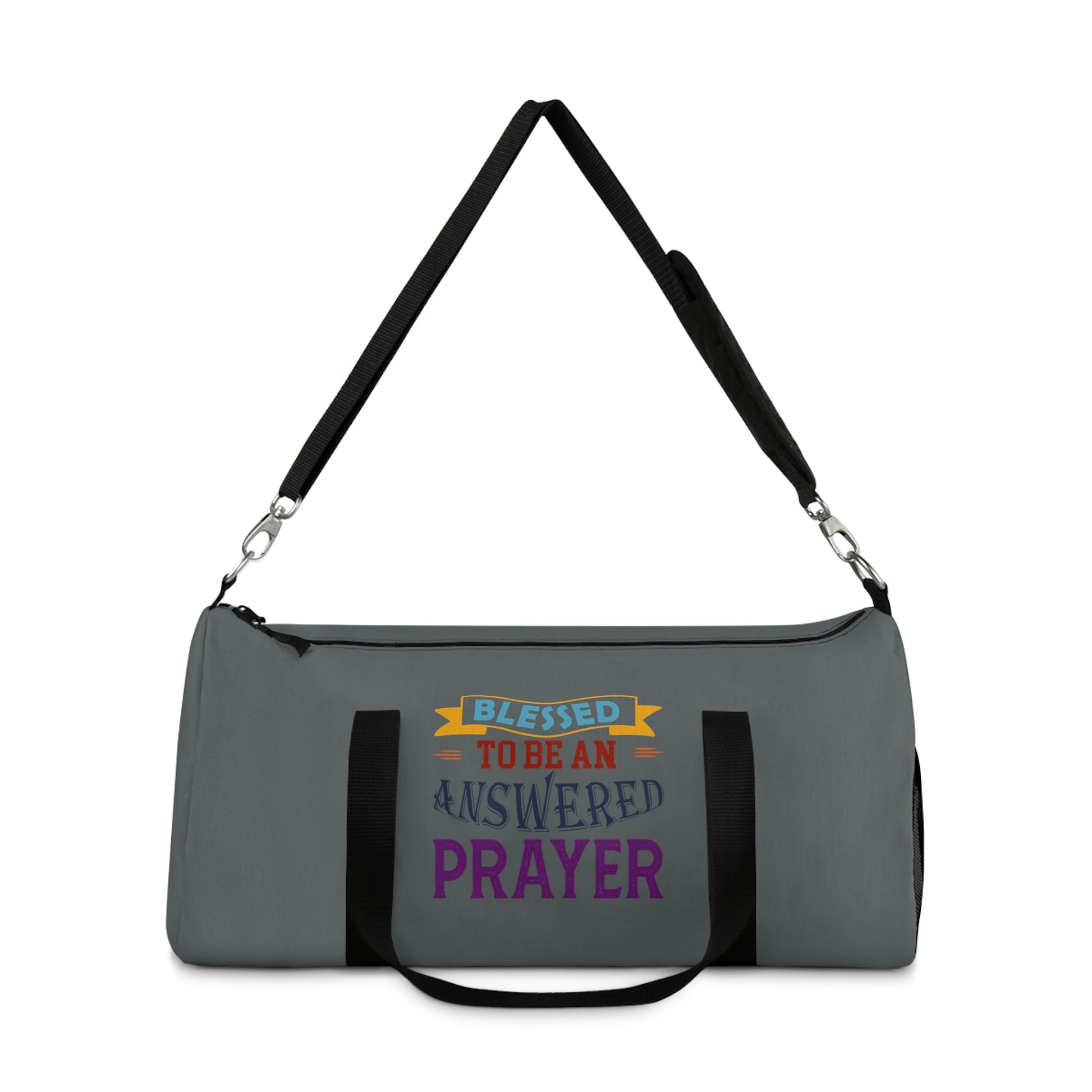 Blessed To Be An Answered Prayer Duffel Bag Printify