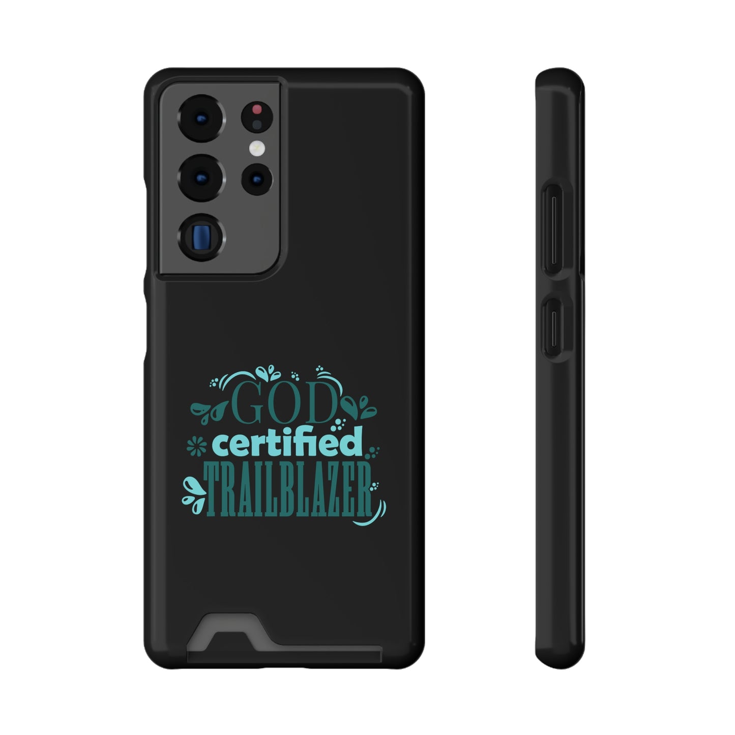 God Certified Trailblazer Phone Case With Card Holder