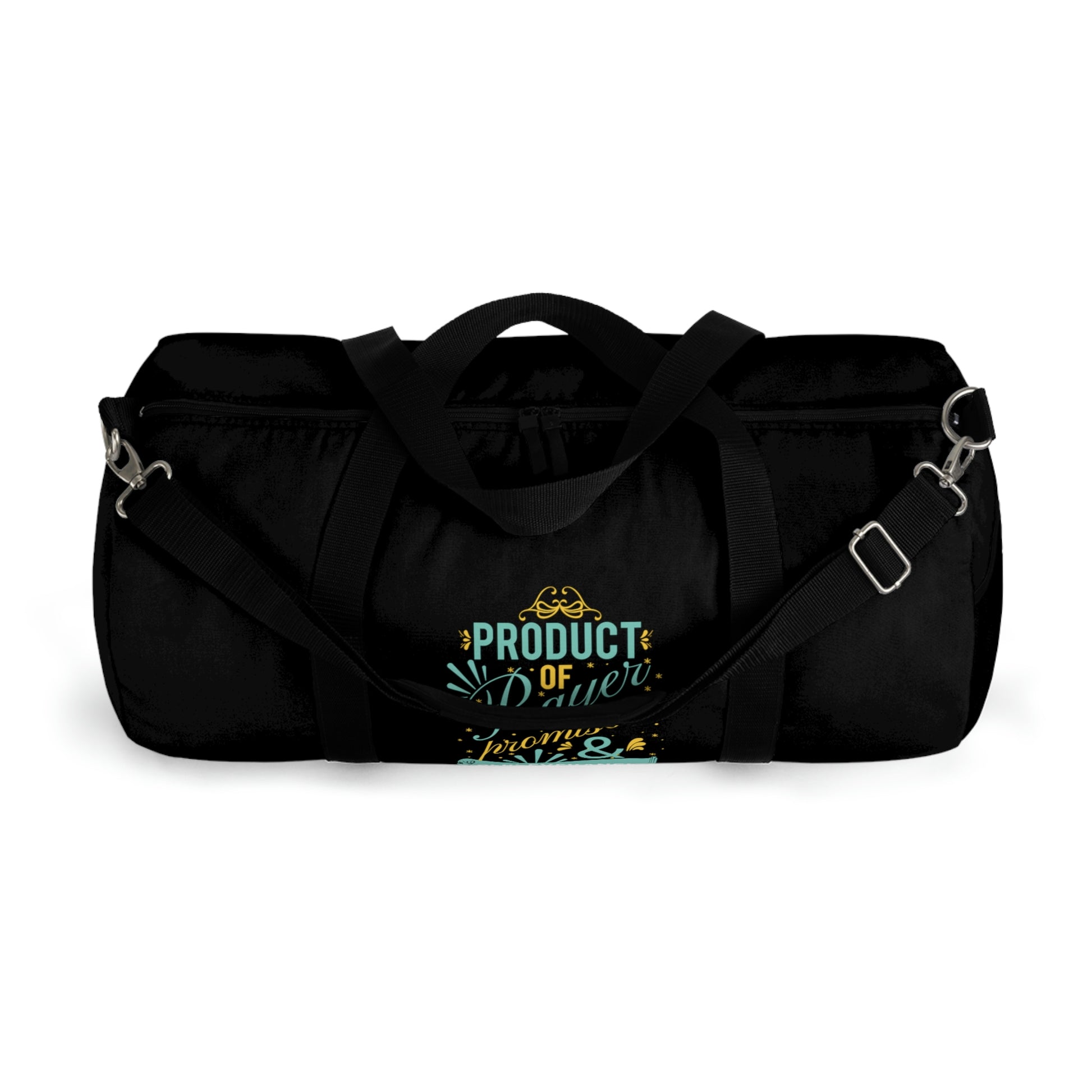 Product Of Prayer Promise & Perseverance Duffel Bag Printify