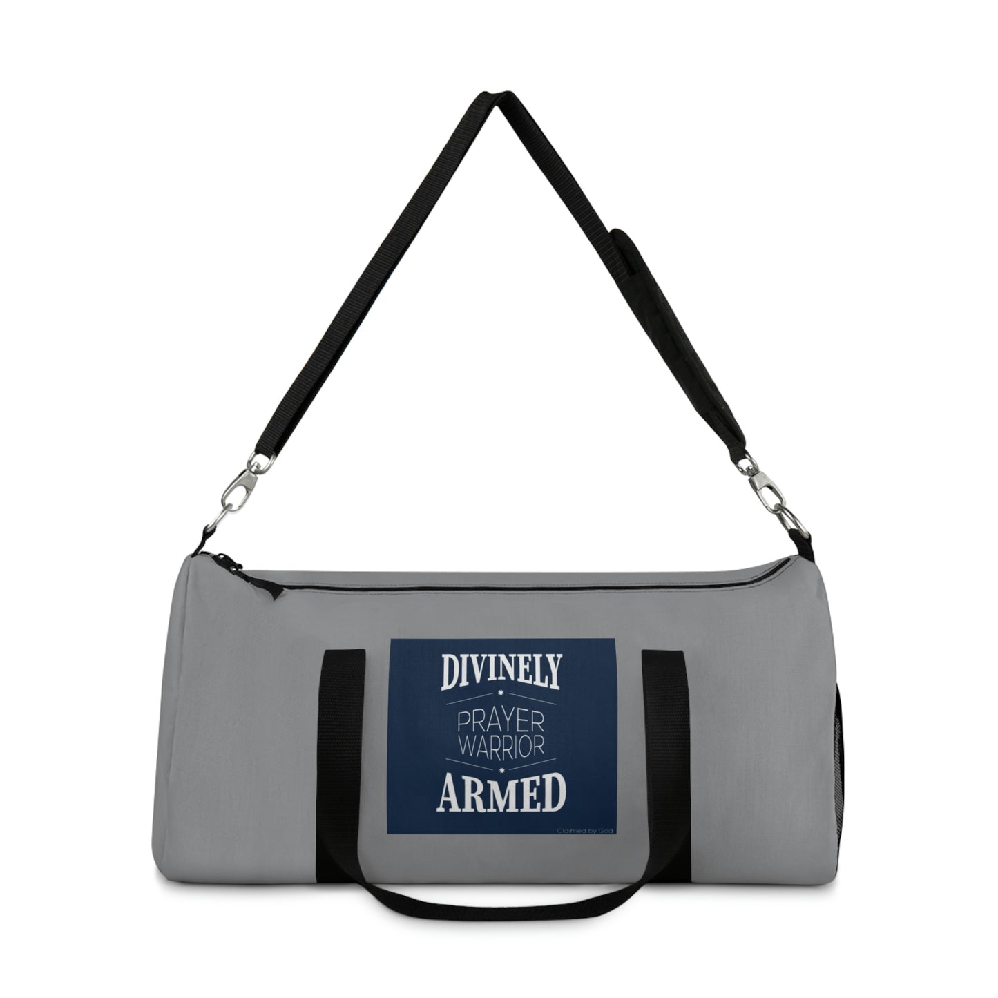Divinely Armed Prayer Warrior Duffel Bag Printify