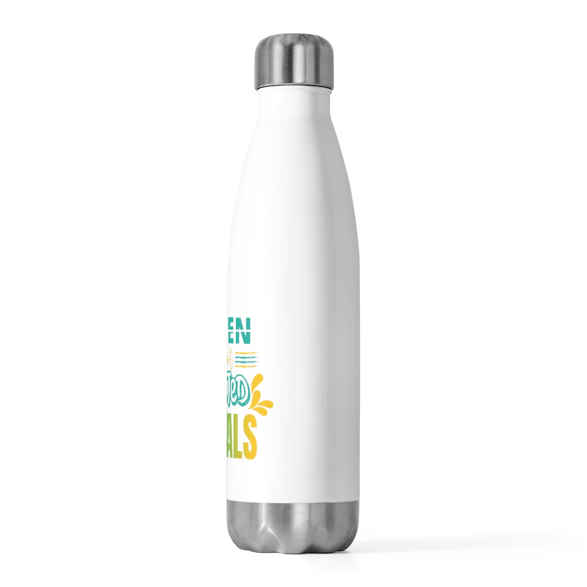 Broken but Not Defeated by My Trials Insulated Bottle Printify