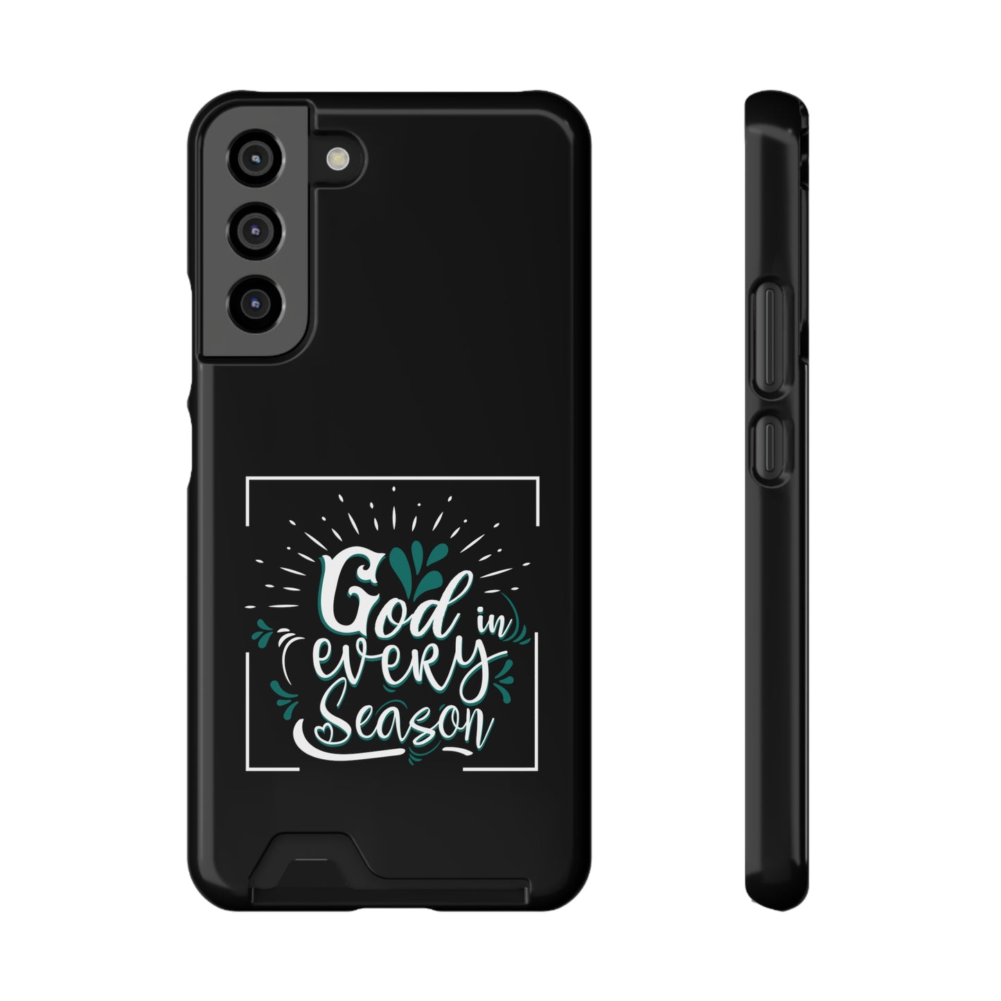 God In Every Season Phone Case With Card Holder