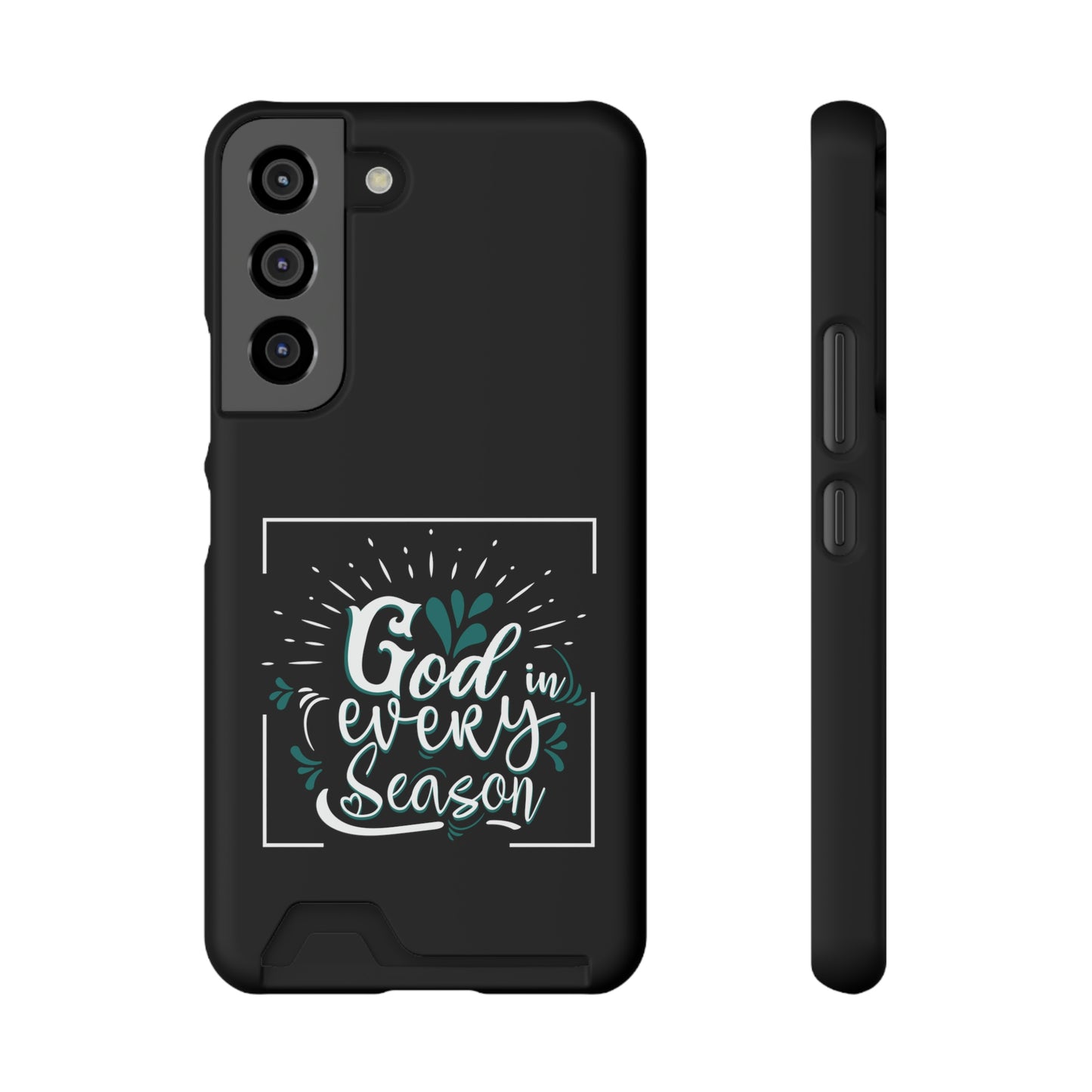 God In Every Season Phone Case With Card Holder