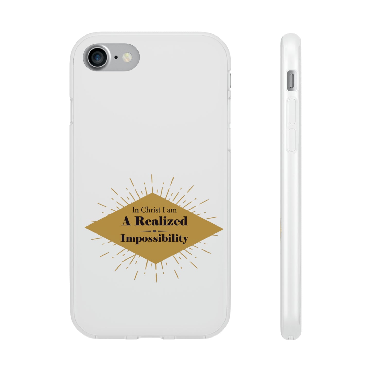 In Christ I Am A Realized Impossibility Flexi Phone Case