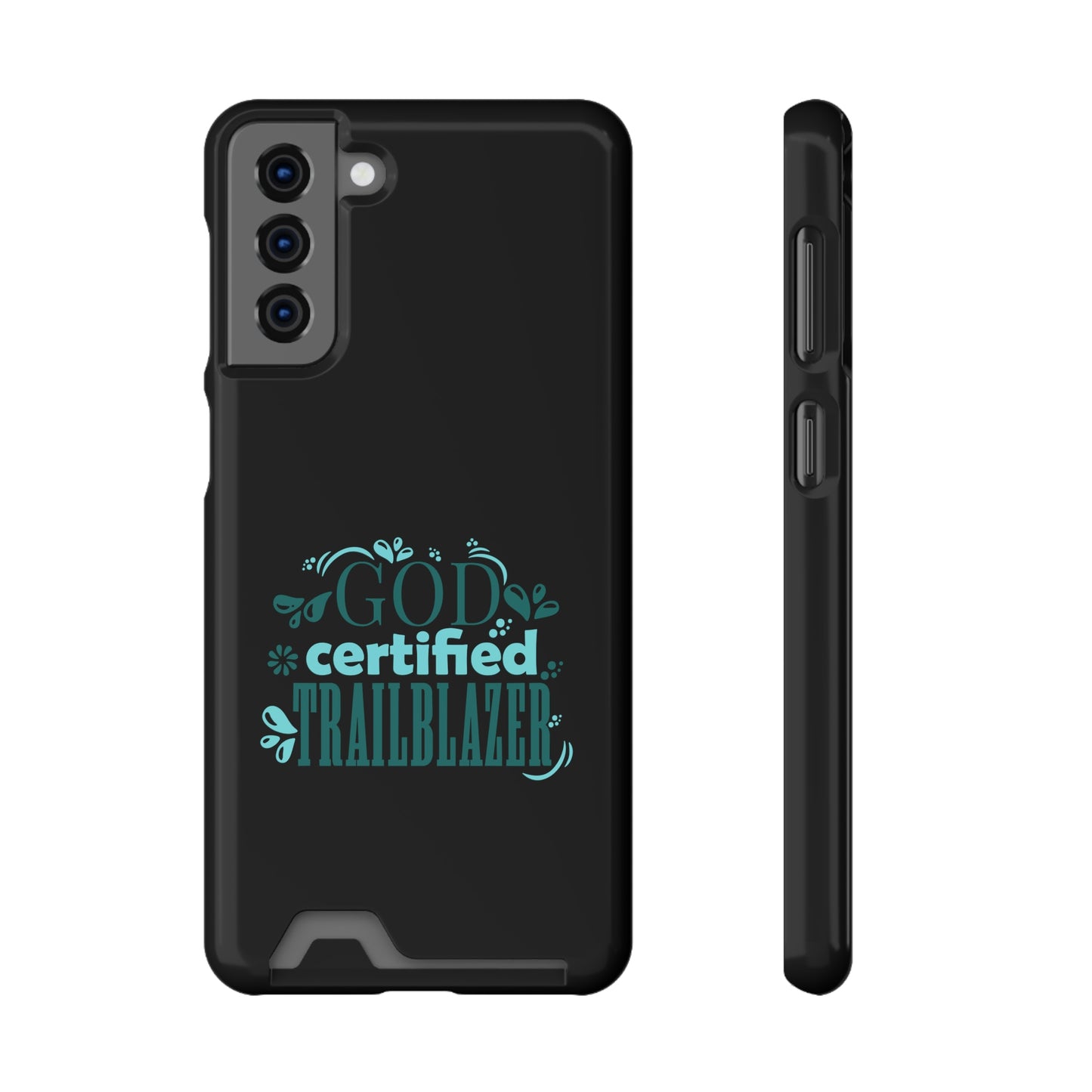 God Certified Trailblazer Phone Case With Card Holder