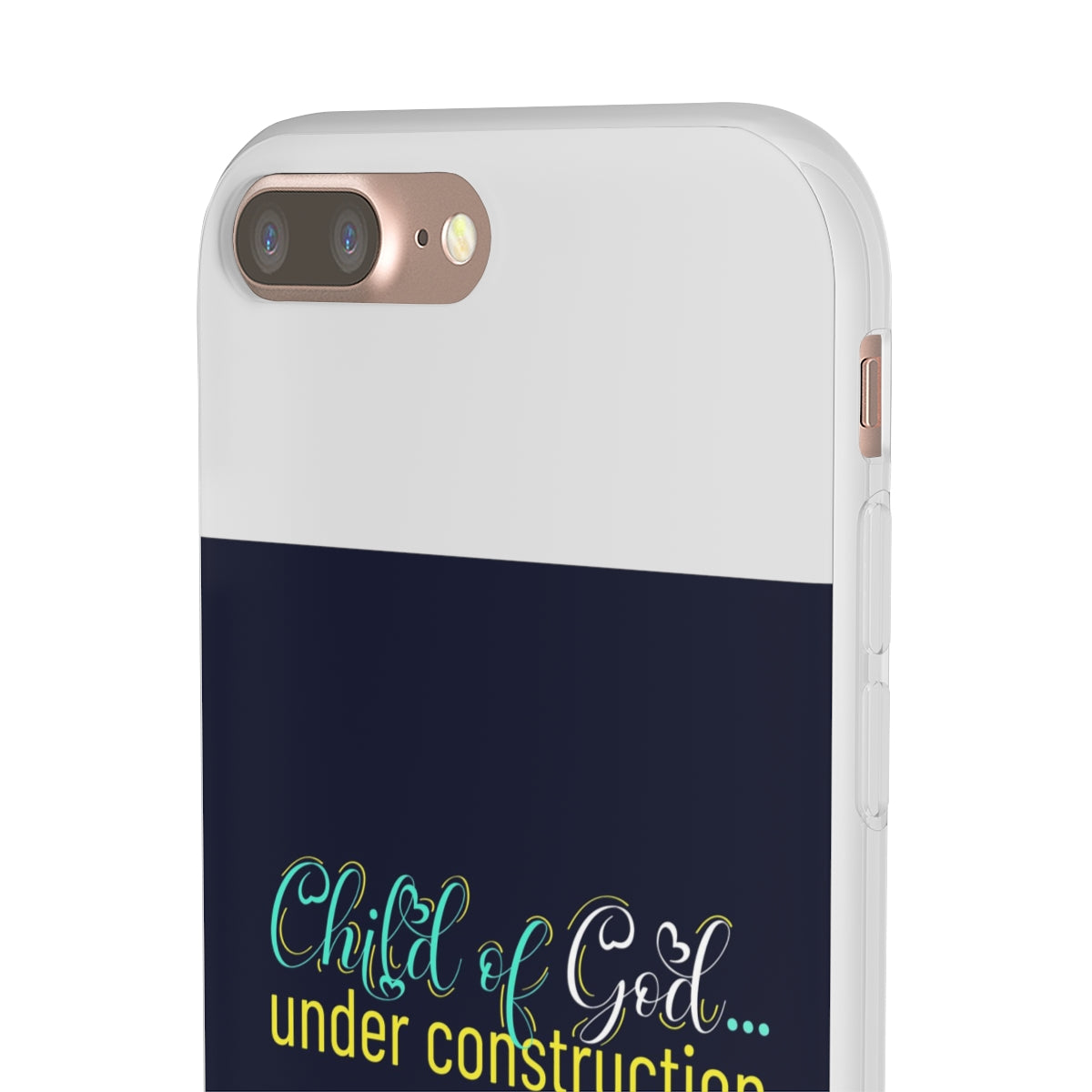 Child of God Under Construction Flexi Phone Case.compatible with select IPhone & Samsung Galaxy Phones Printify