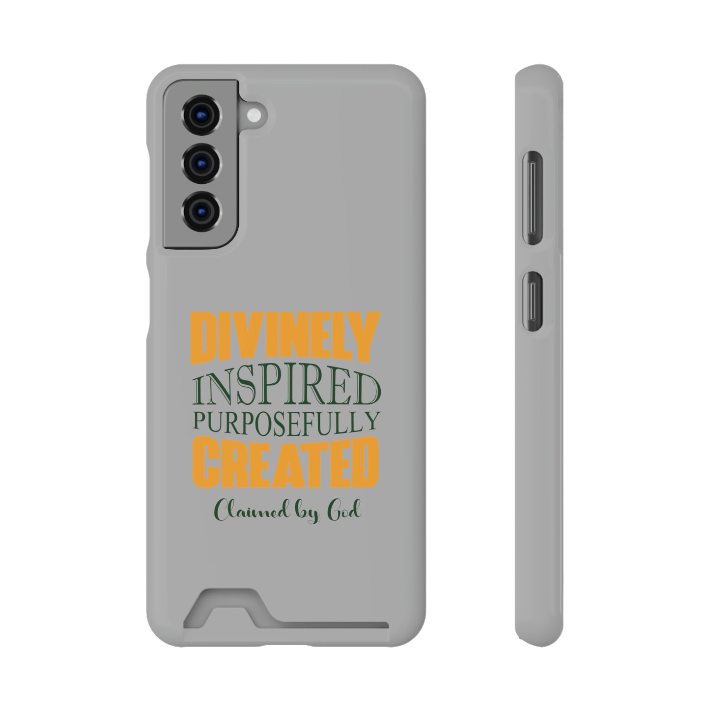 Divinely Inspired Purposefully Created Phone Case With Card Holder