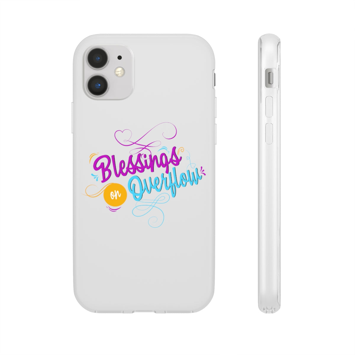 Blessings on Overflow Flexi Phone Case, compatible with select IPhone & Samsung Galaxy Phones Printify