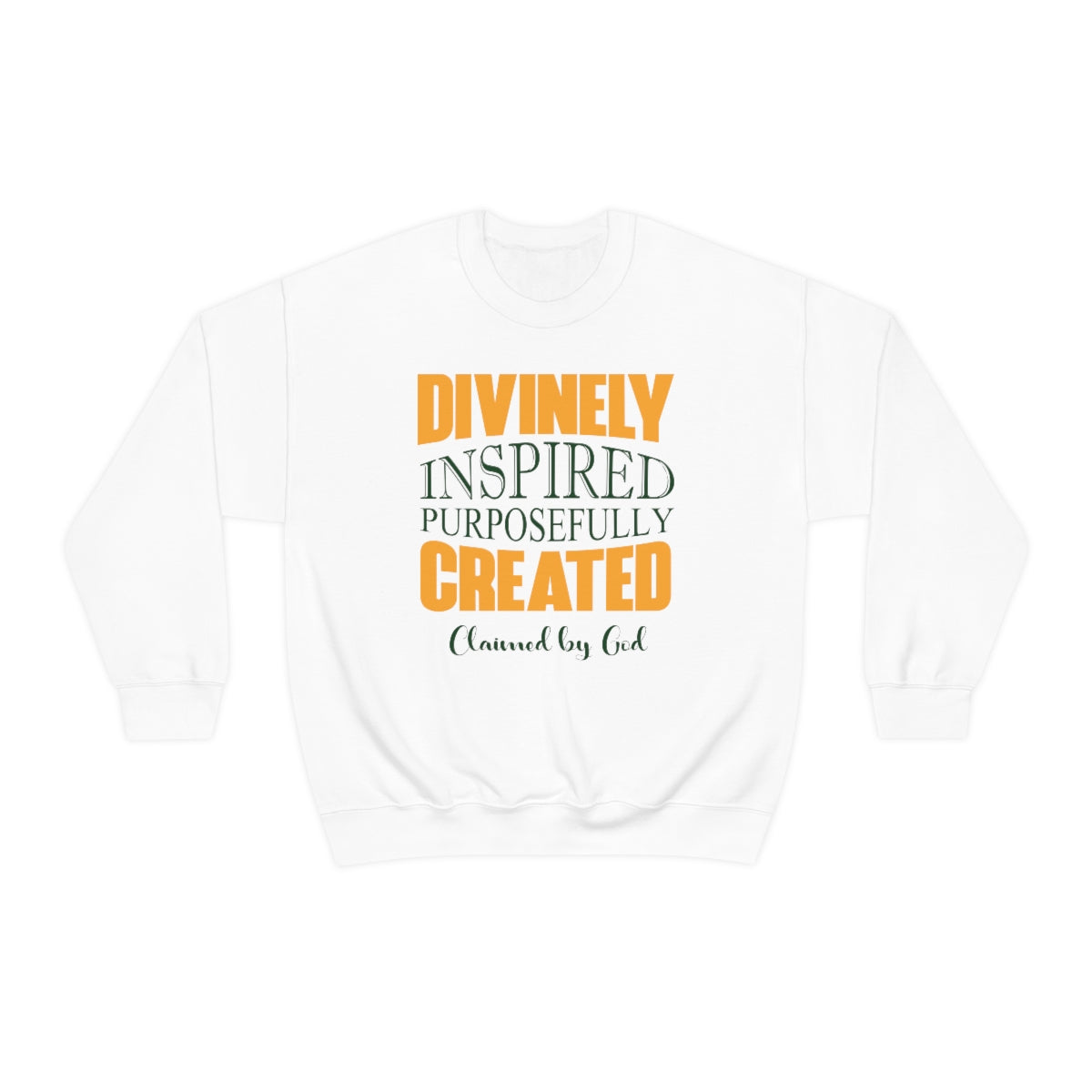 Divinely Inspired Purposefully Created Unisex Heavy Blend™ Crewneck Sweatshirt Printify