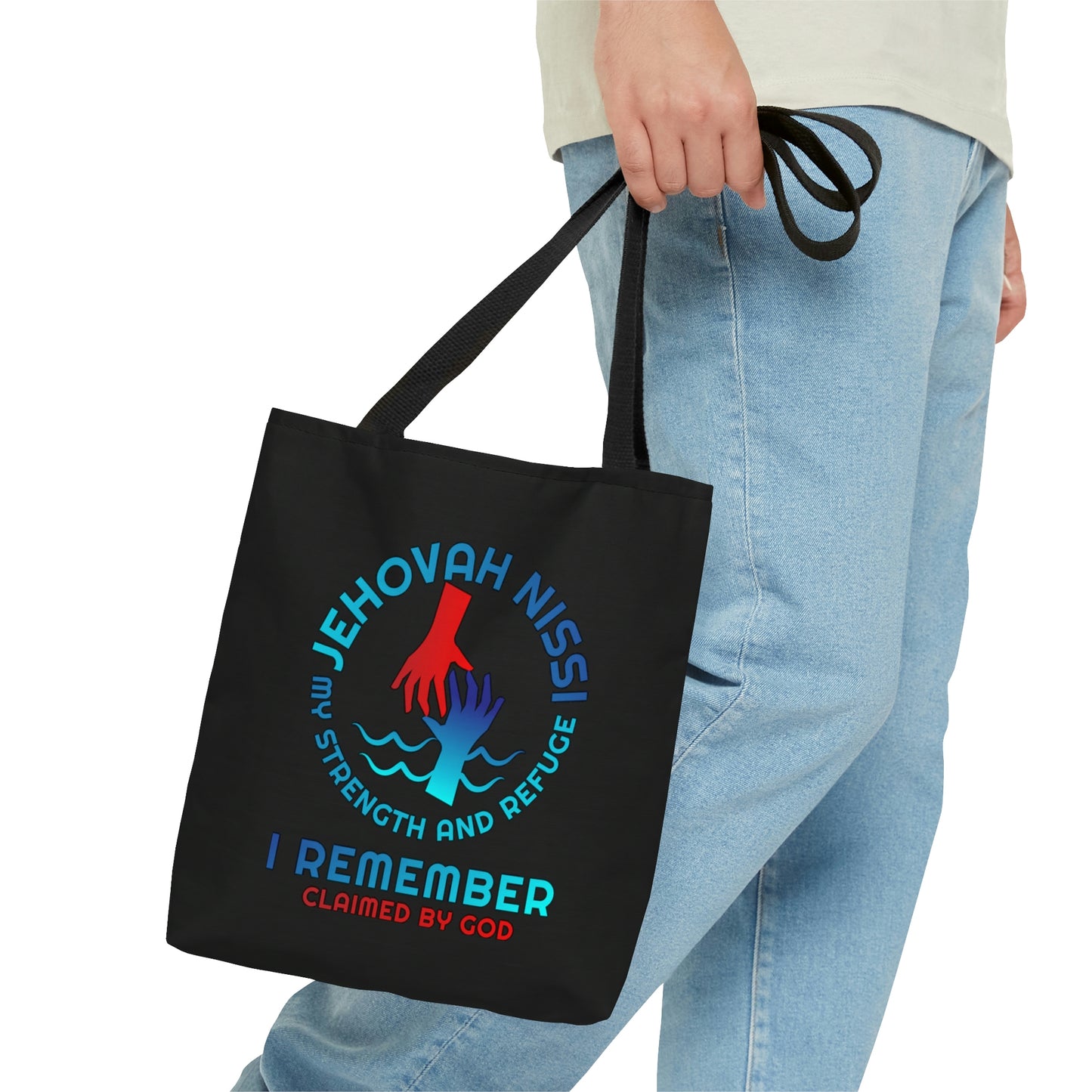 Jehovah Nissi My Strength and Refuge I Remember Tote Bag
