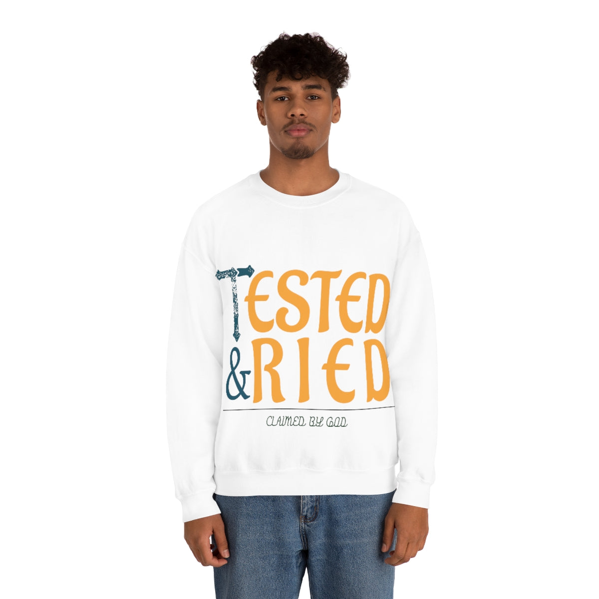 Tested and Tried Unisex Heavy Blend™ Crewneck Sweatshirt Printify