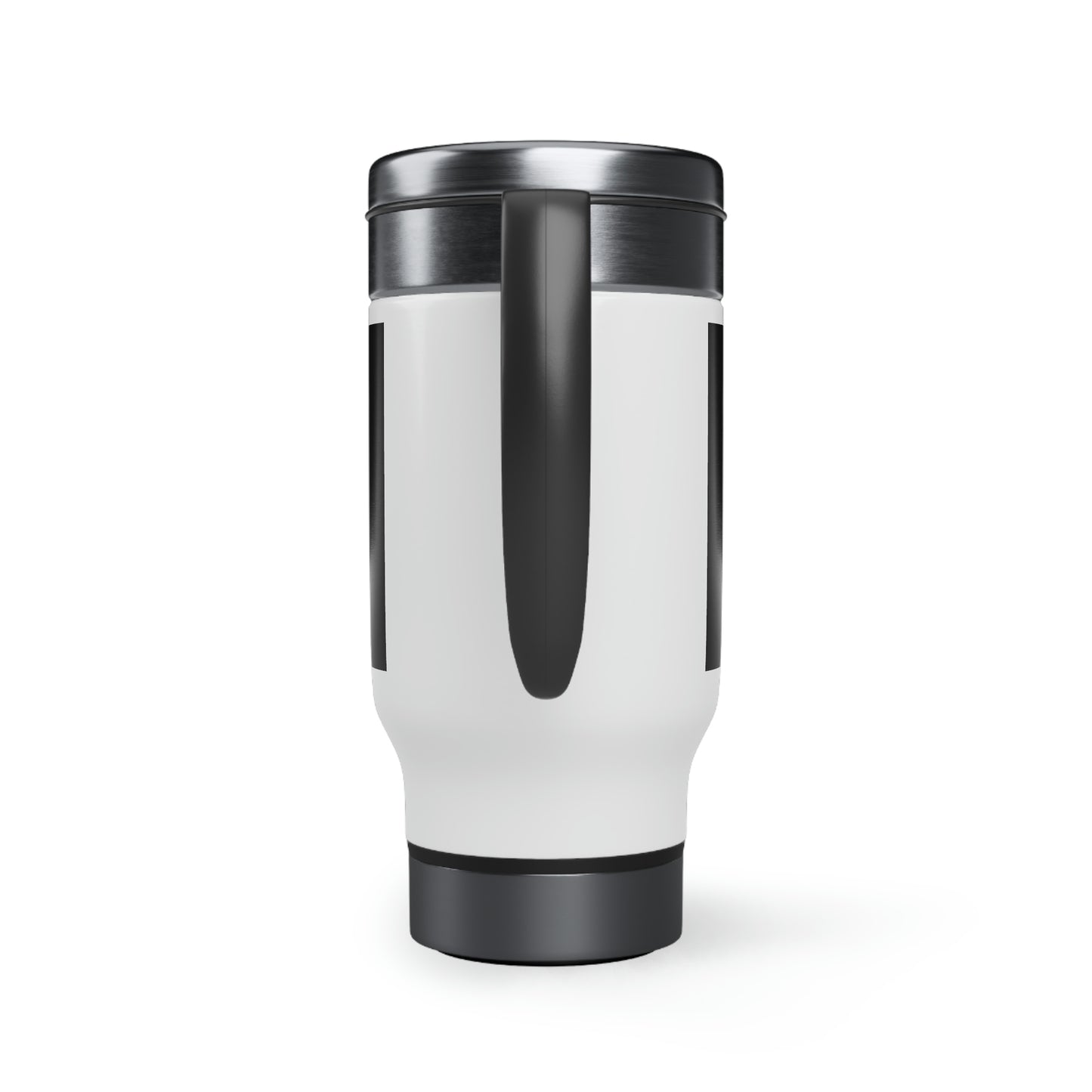 Prayer Changes Outcomes Stainless Steel Travel Mug with Handle, 14oz