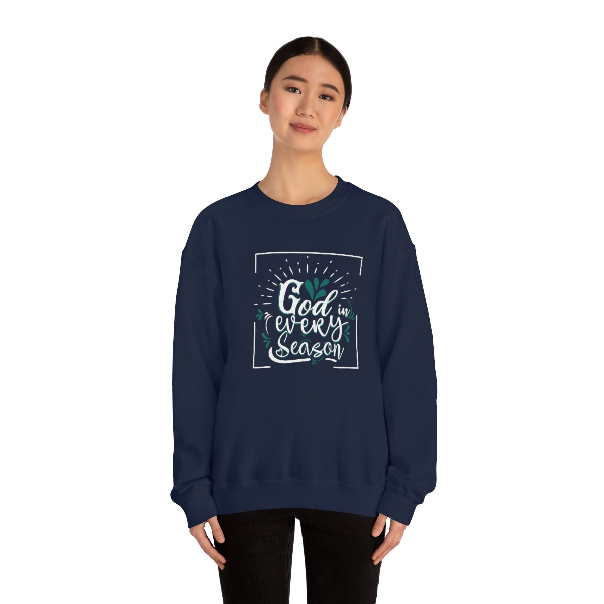 God In Every Season Unisex Heavy Blend™ Crewneck Sweatshirt Printify