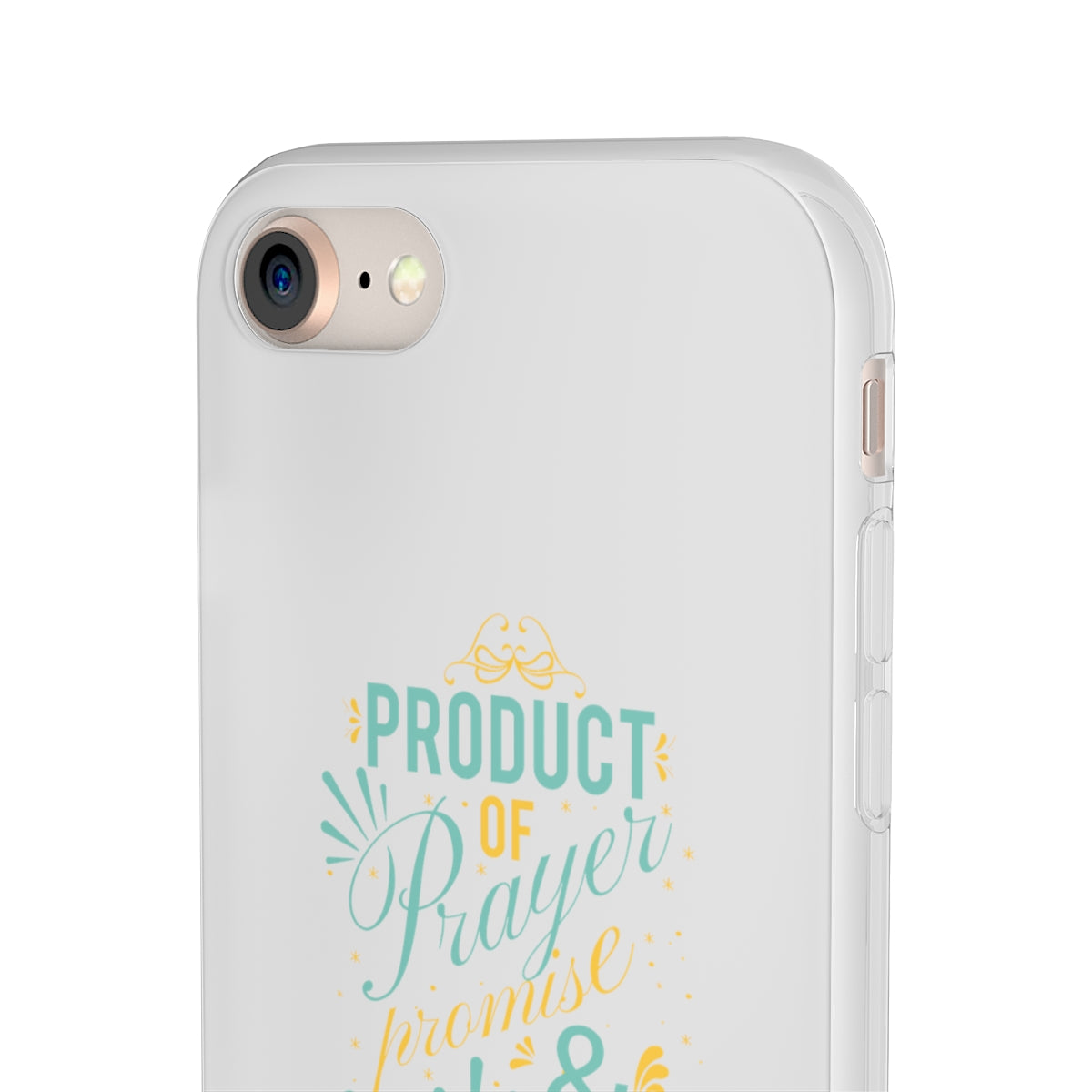 Product of Prayer Promise and Perseverance Flexi Phone Case. compatible with select IPhone & Samsung Galaxy Phones Printify