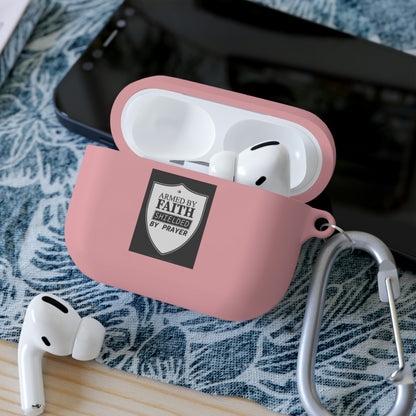 Armed by Faith Shielded By Prayer AirPods / Airpods Pro Case cover - ClaimedbyGodDesigns