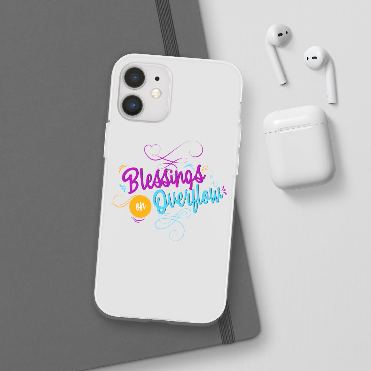 Blessings on Overflow Flexi Phone Case, compatible with select IPhone & Samsung Galaxy Phones Printify