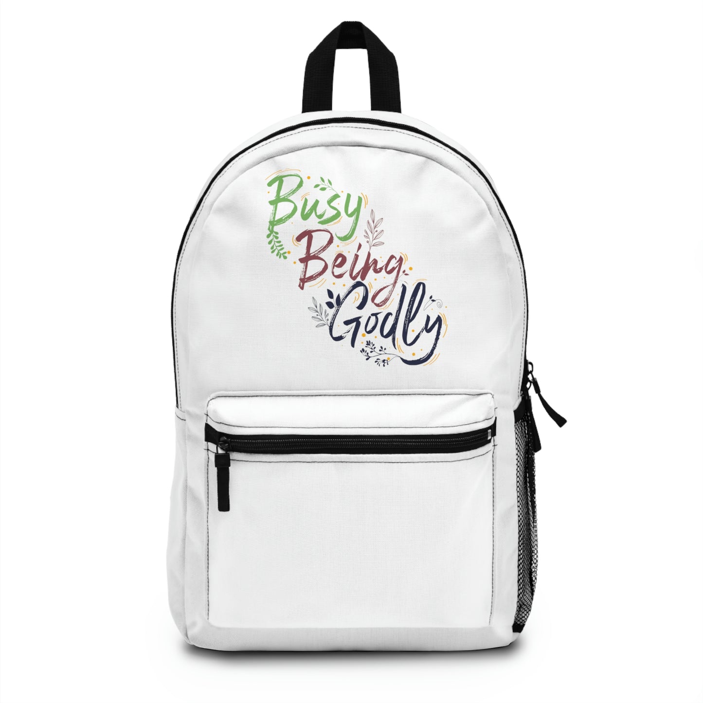 Busy Being Godly Backpack Printify