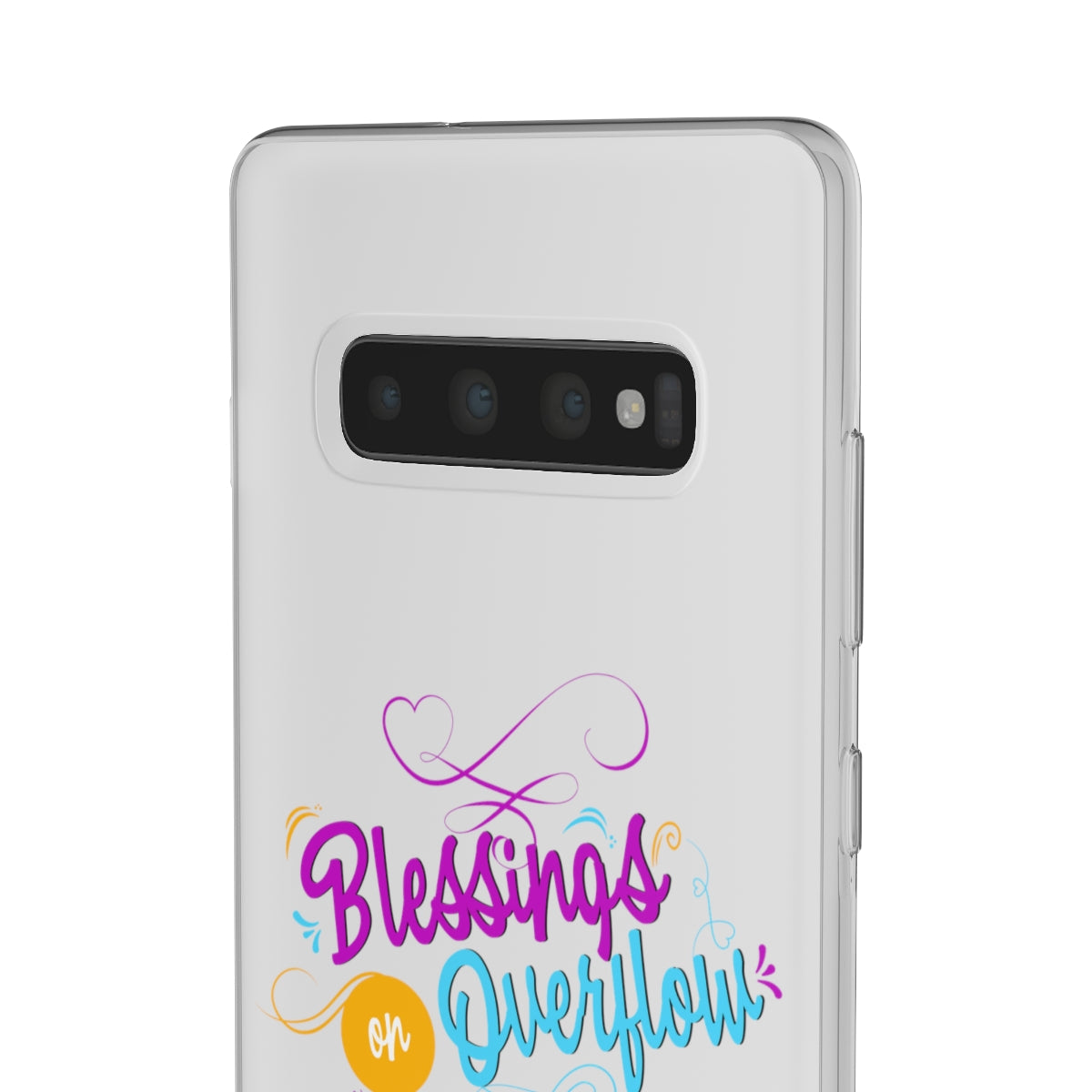 Blessings on Overflow Flexi Phone Case, compatible with select IPhone & Samsung Galaxy Phones Printify