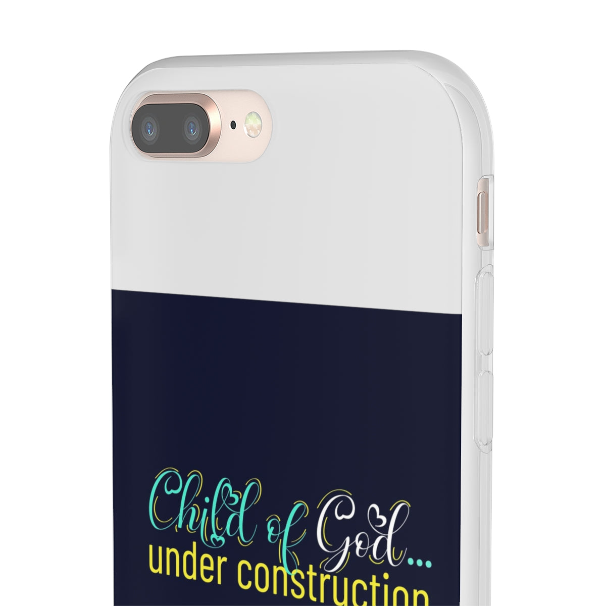 Child of God Under Construction Flexi Phone Case.compatible with select IPhone & Samsung Galaxy Phones Printify